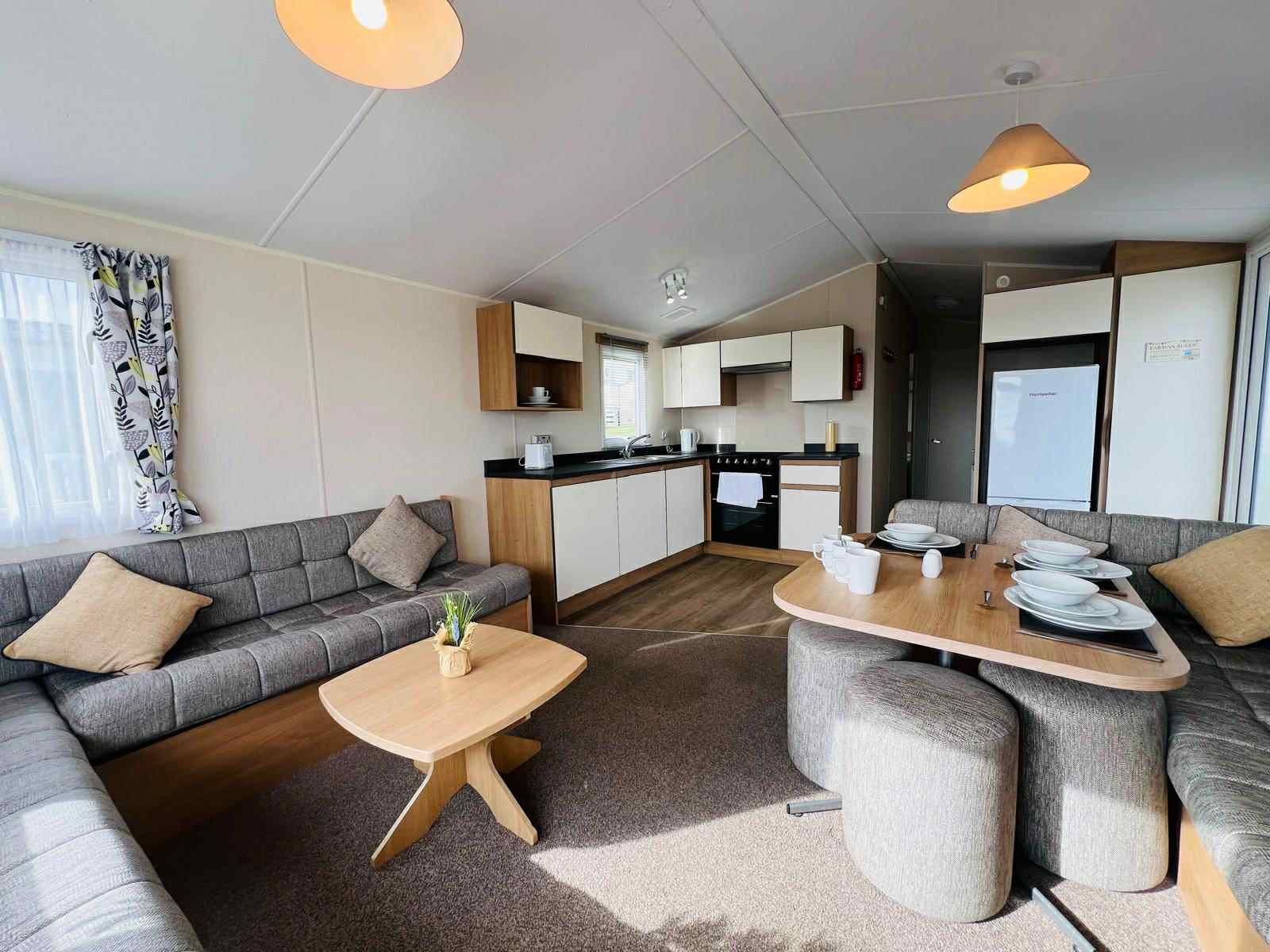 Thomas Sales Marshall Facebook ad: Static Caravan/Thurston Manor EH42 1SA/2026 Site Fees…