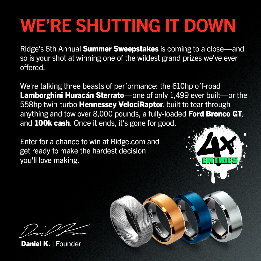 The Ridge Facebook ad