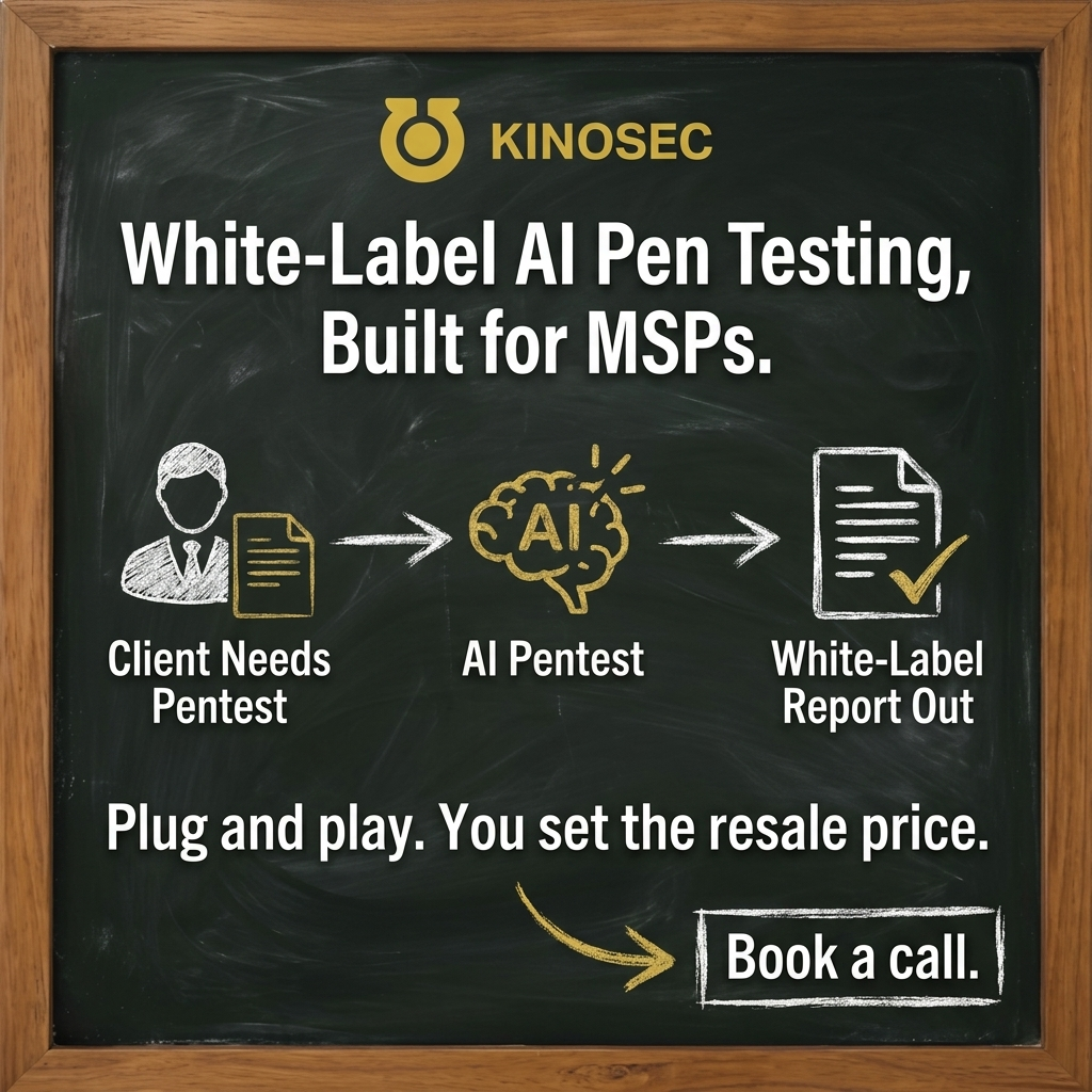 KinoSec Facebook ad: MSPs: Add New Revenue From Your Existing Clients