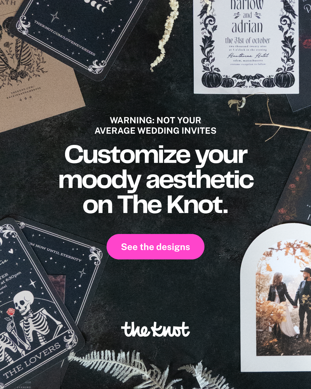 The Knot Facebook ad