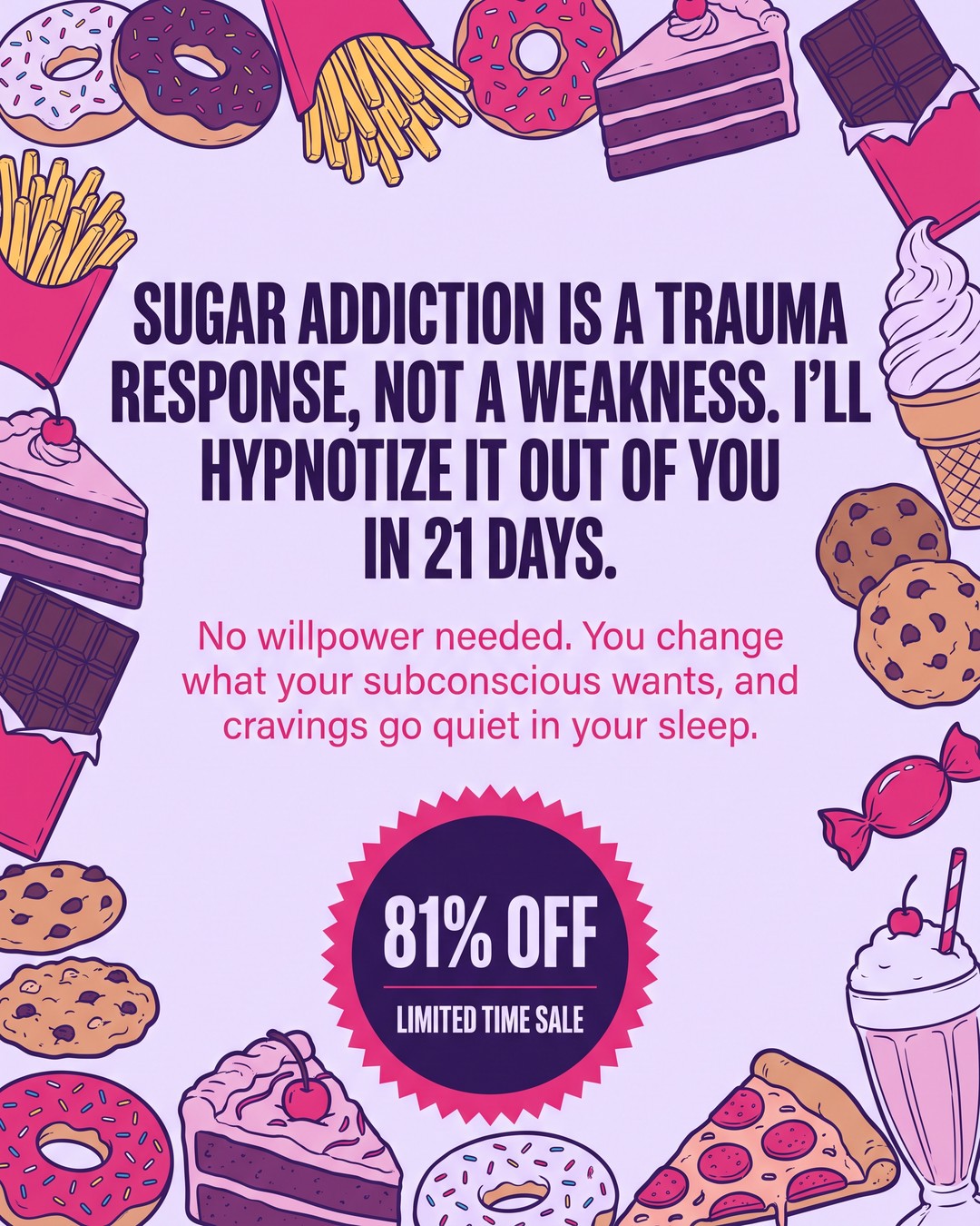 Hypnozio: power of hypnotherapy Facebook ad