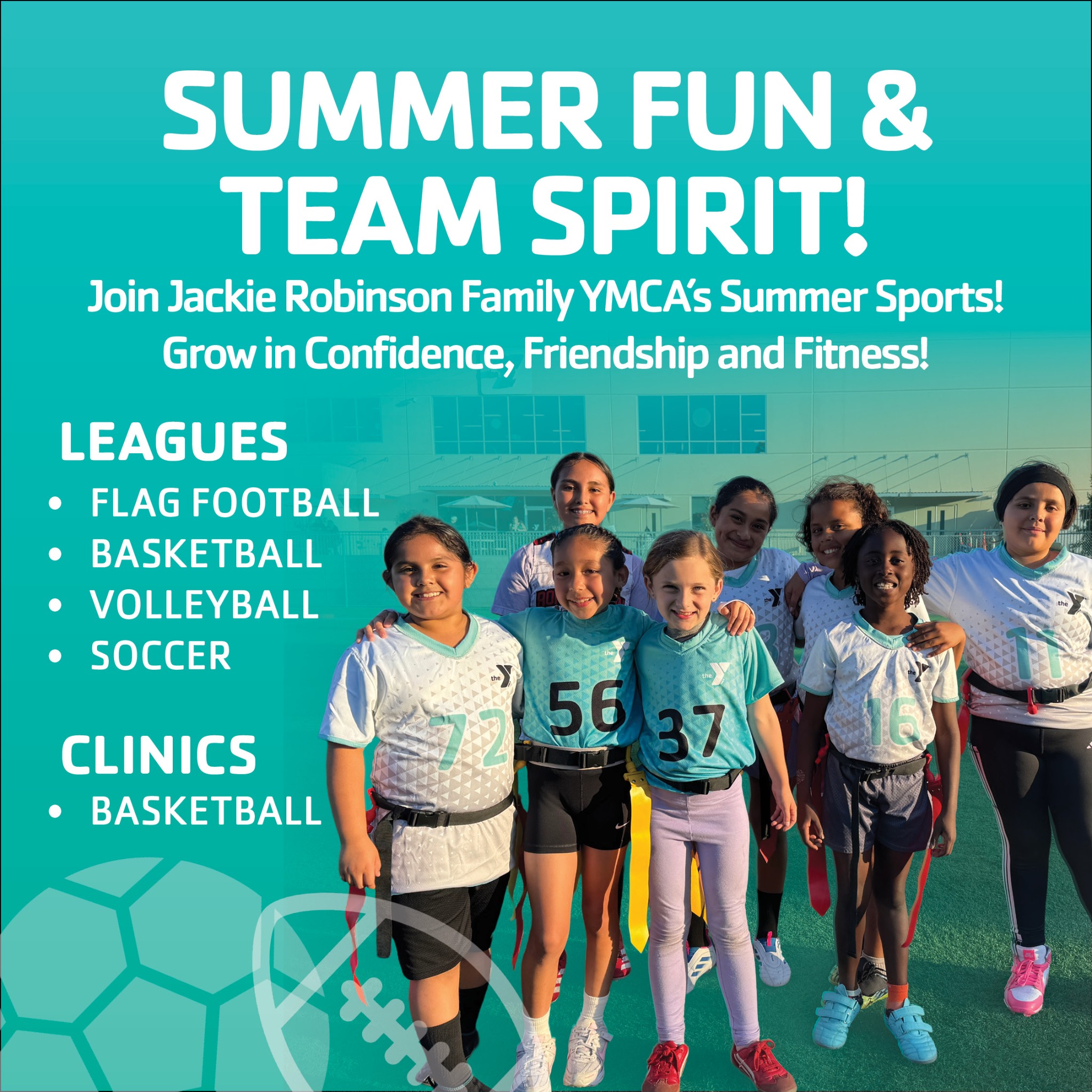 Jackie Robinson Family YMCA Facebook ad: From first goals to home runs, every play…