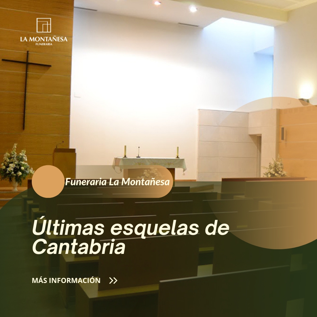 Funeraria La Montañesa Facebook ad: Últimas esquelas de Cantabria