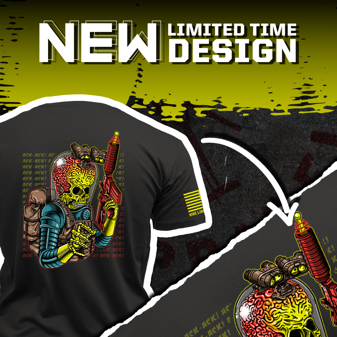 Nine Line Apparel Facebook ad: First Contact Ready