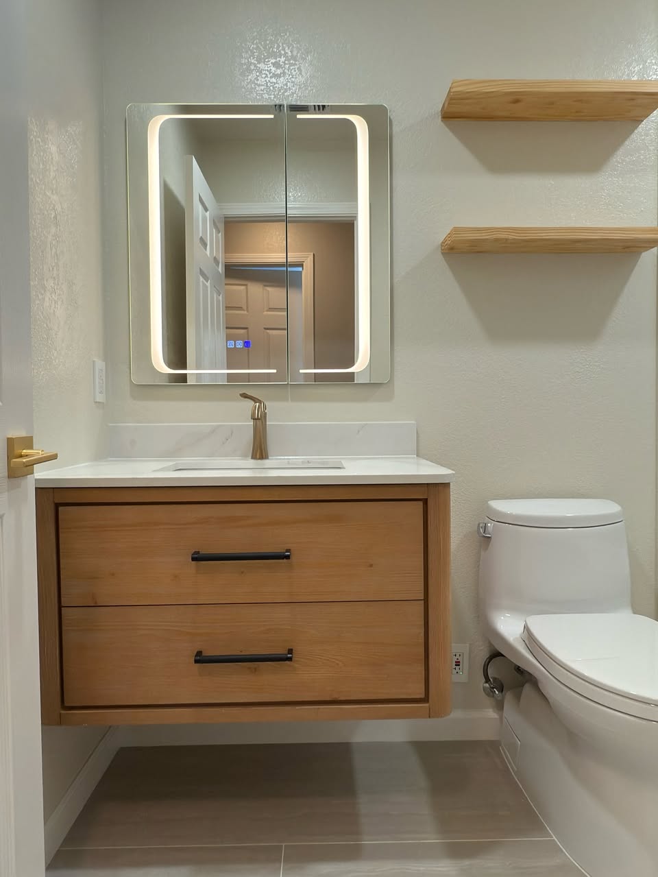 AE Construction & Remodeling Facebook ad: Clean lines. Modern fixtures.
