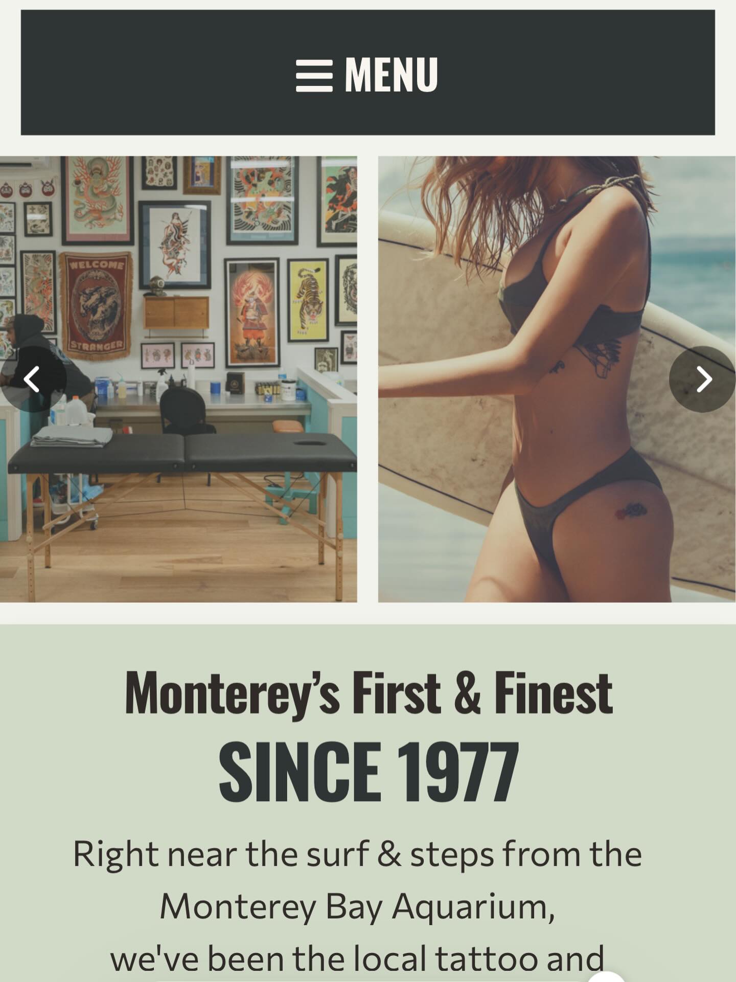 Gold Coast Tattoo And Piercing Facebook ad: THE WEBSITE IS LIVE