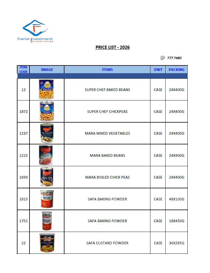 Frame Investment Pvt Ltd Facebook ad: FOR THE LATEST UPDATES ON OUR PRODUCTS, PLEASE…