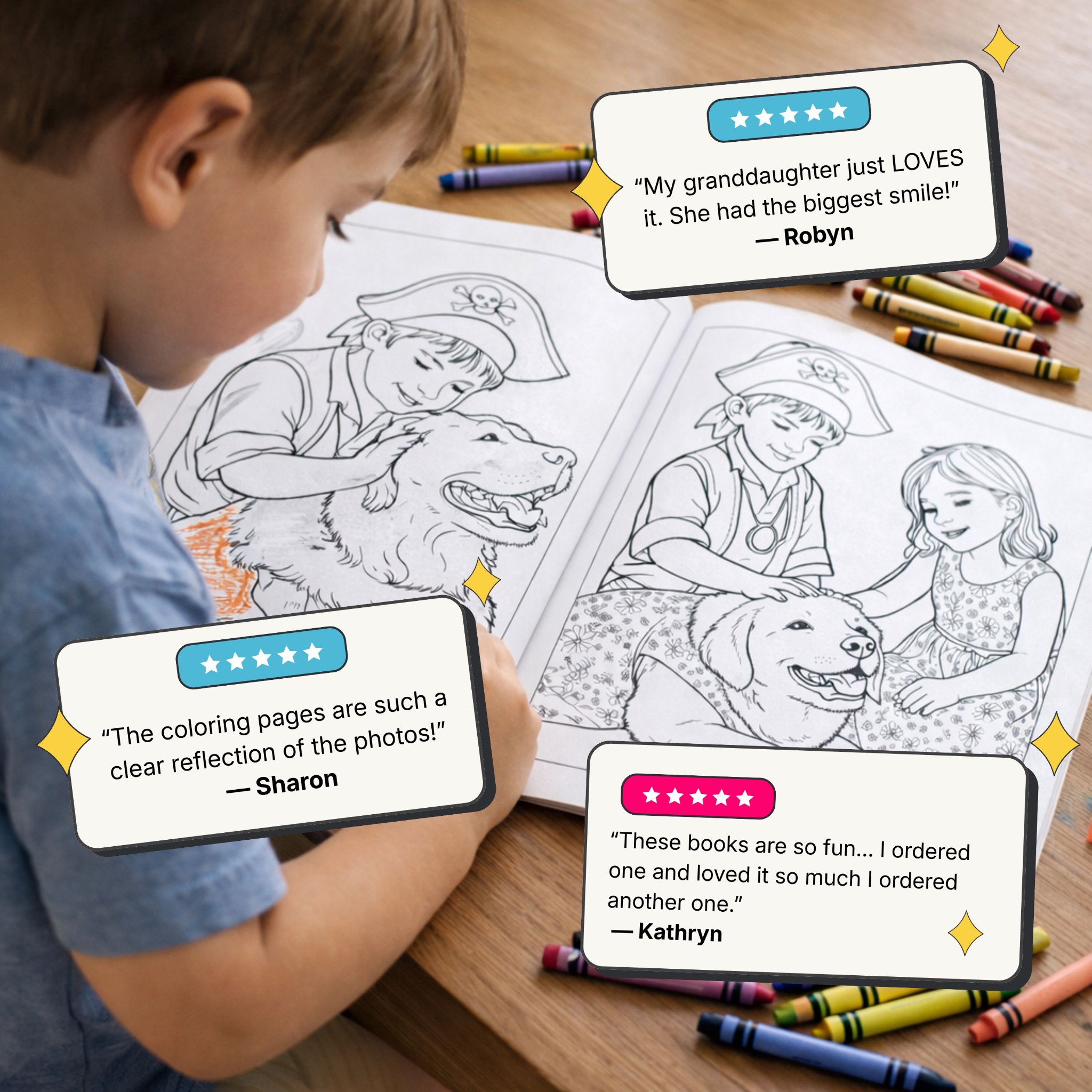 My Colorful World - Customized Coloring Books From Photos Facebook ad