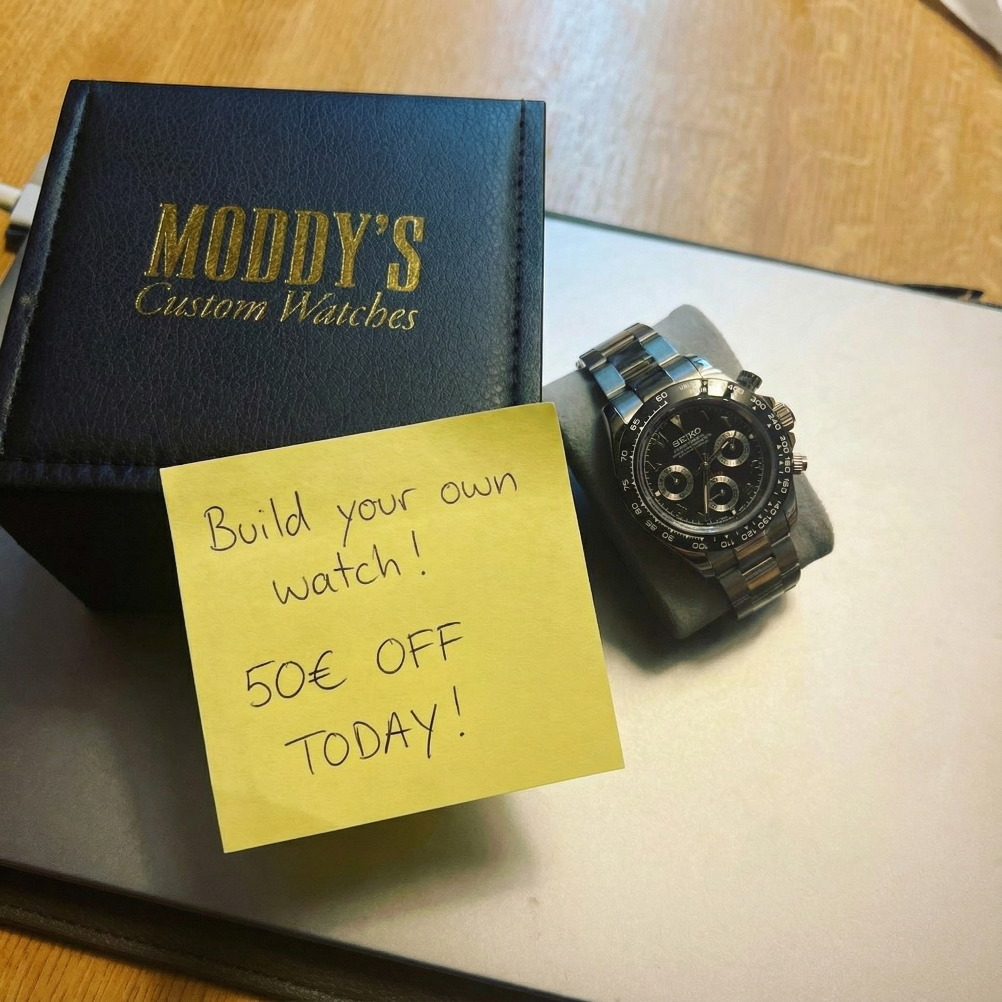 Moddys Custom Watches Facebook ad