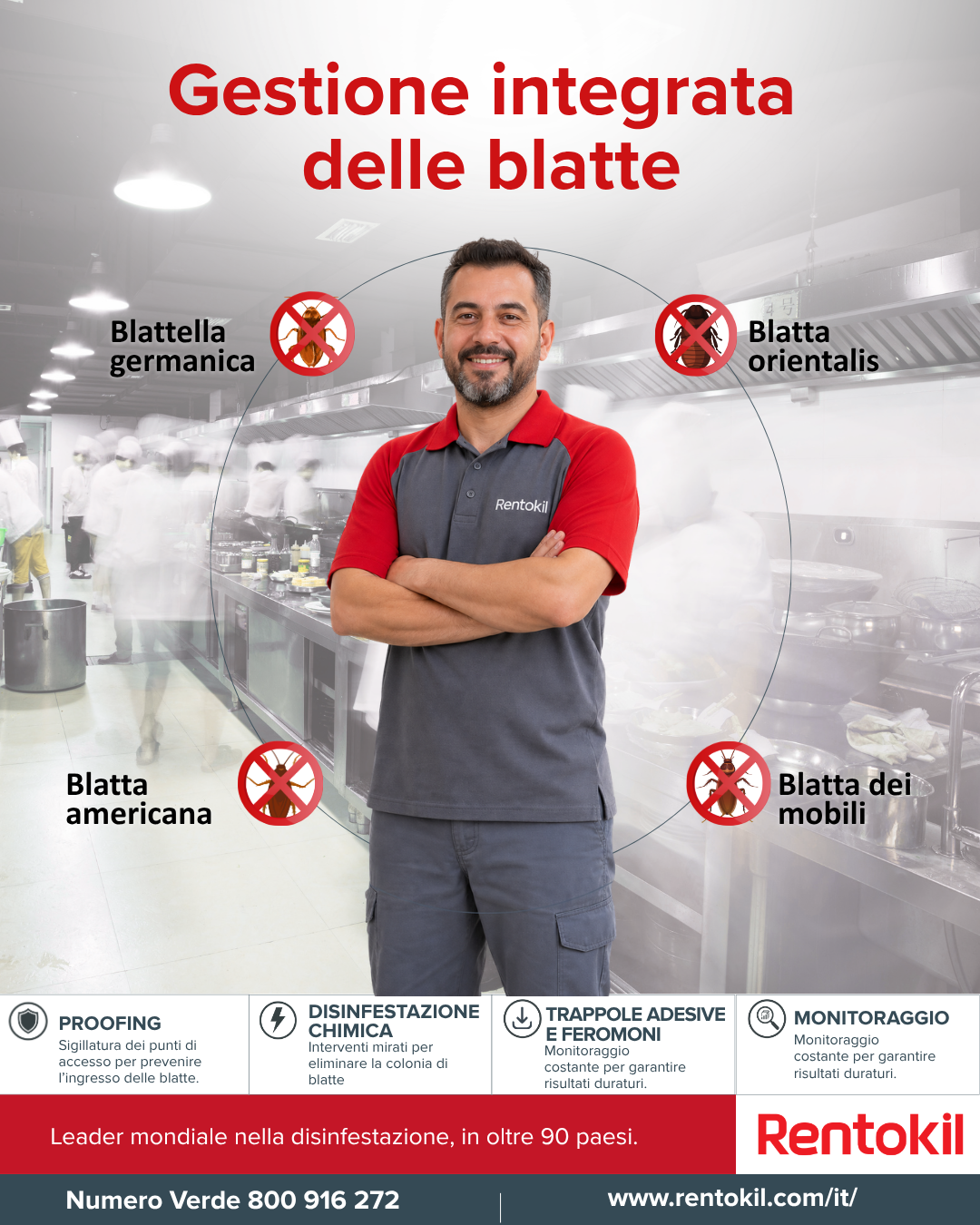 Rentokil Italia Facebook ad: Disinfestazione blatte | Rentokil Italia