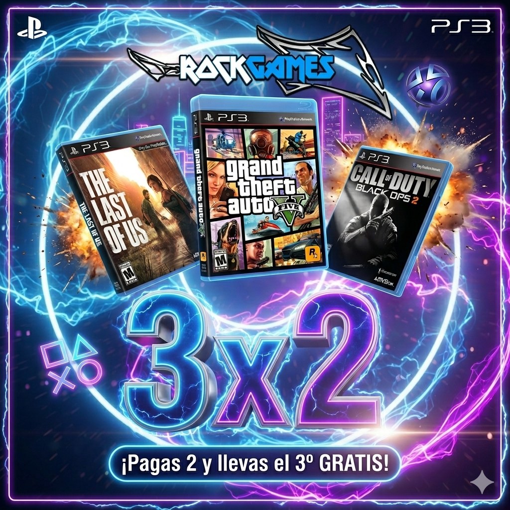 RockGames Ps Facebook ad: LA TRILOGÍA PERFECTA A PRECIO DE DUELO!
