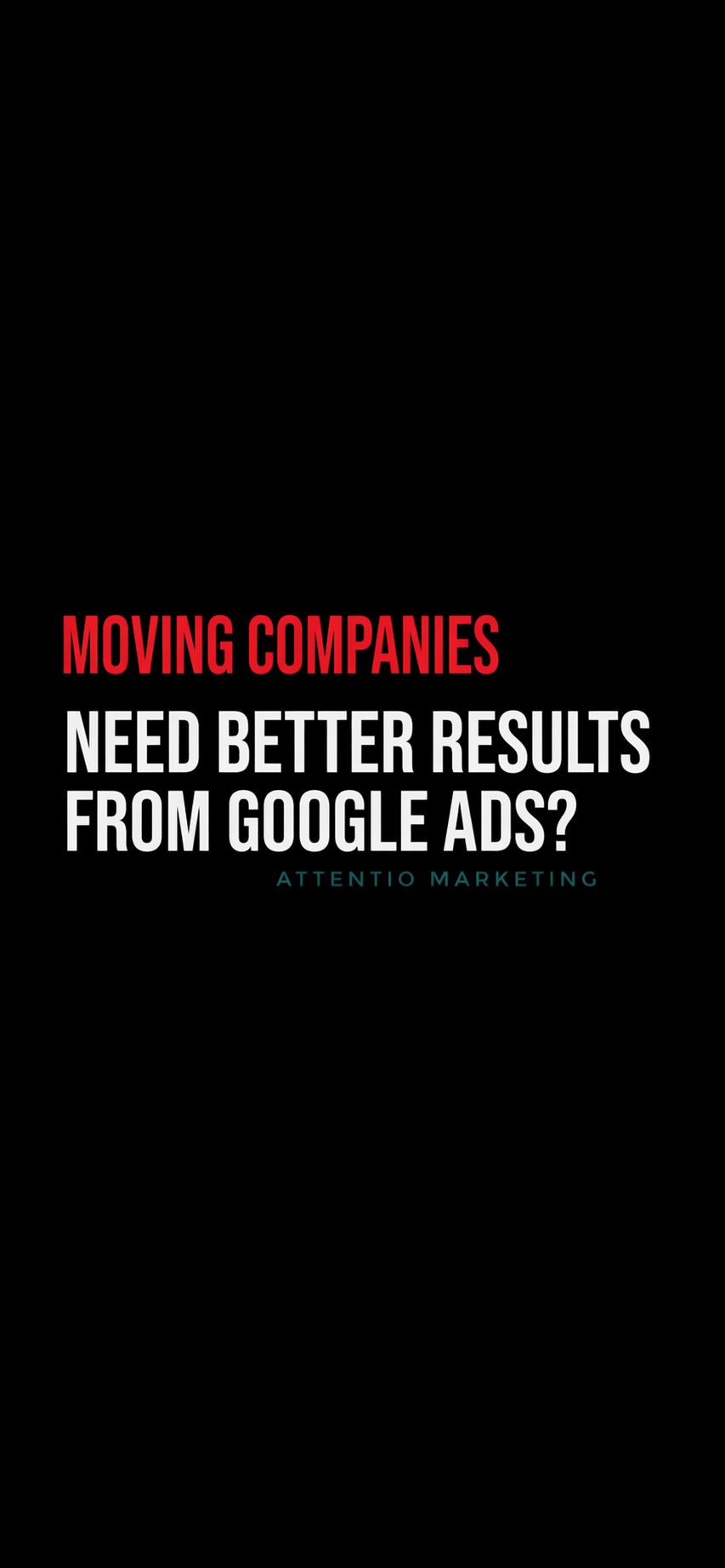 Attentio Marketing Facebook ad