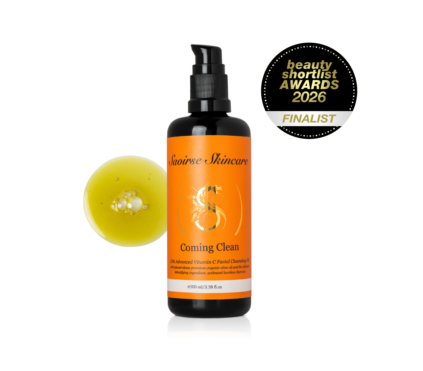 The Organic Way Store Facebook ad: Saoirse Skincare Multi-Award-Winning Luxury Organic Skincare
