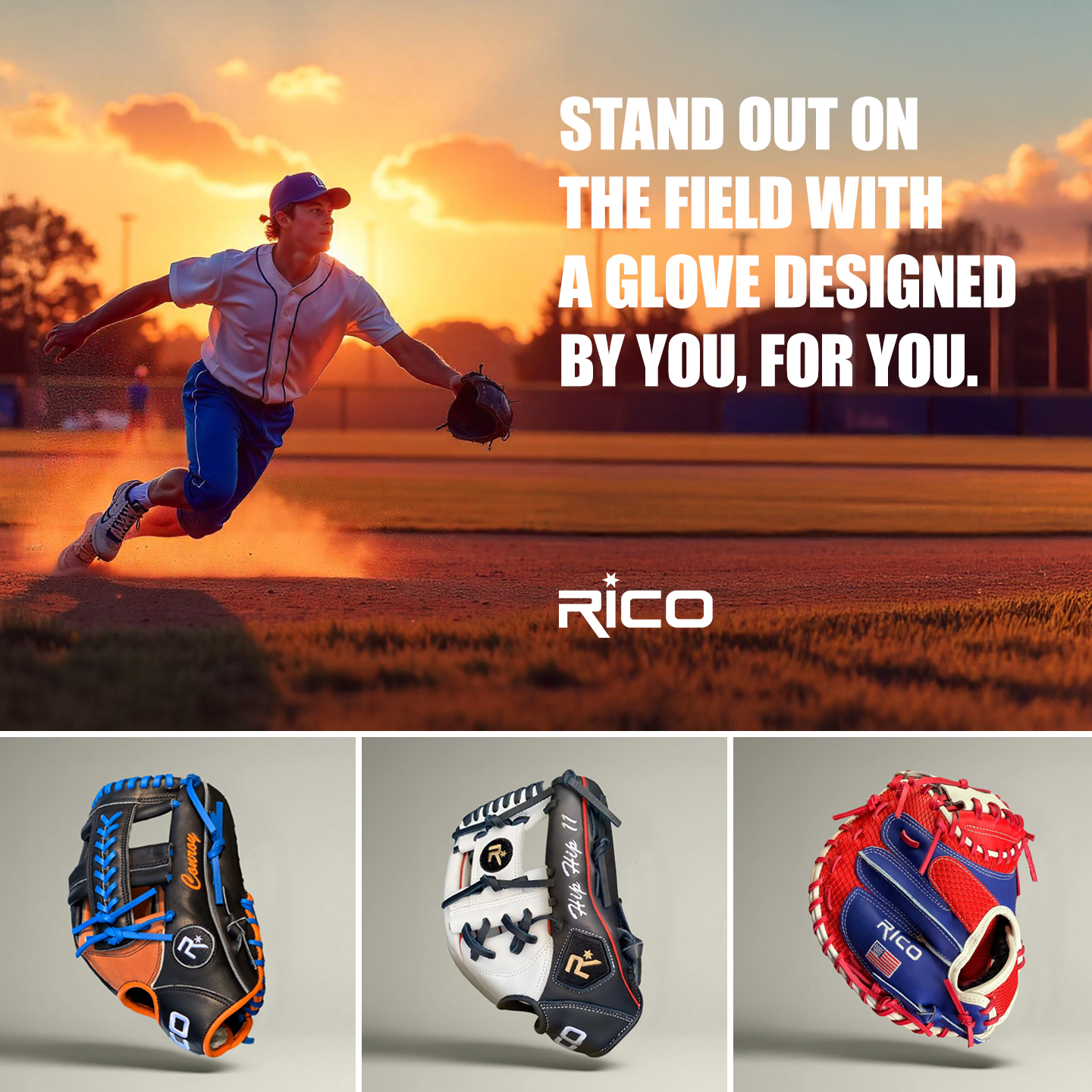 Rico Gloves Facebook ad: ★★★★★ 20.000+ sold