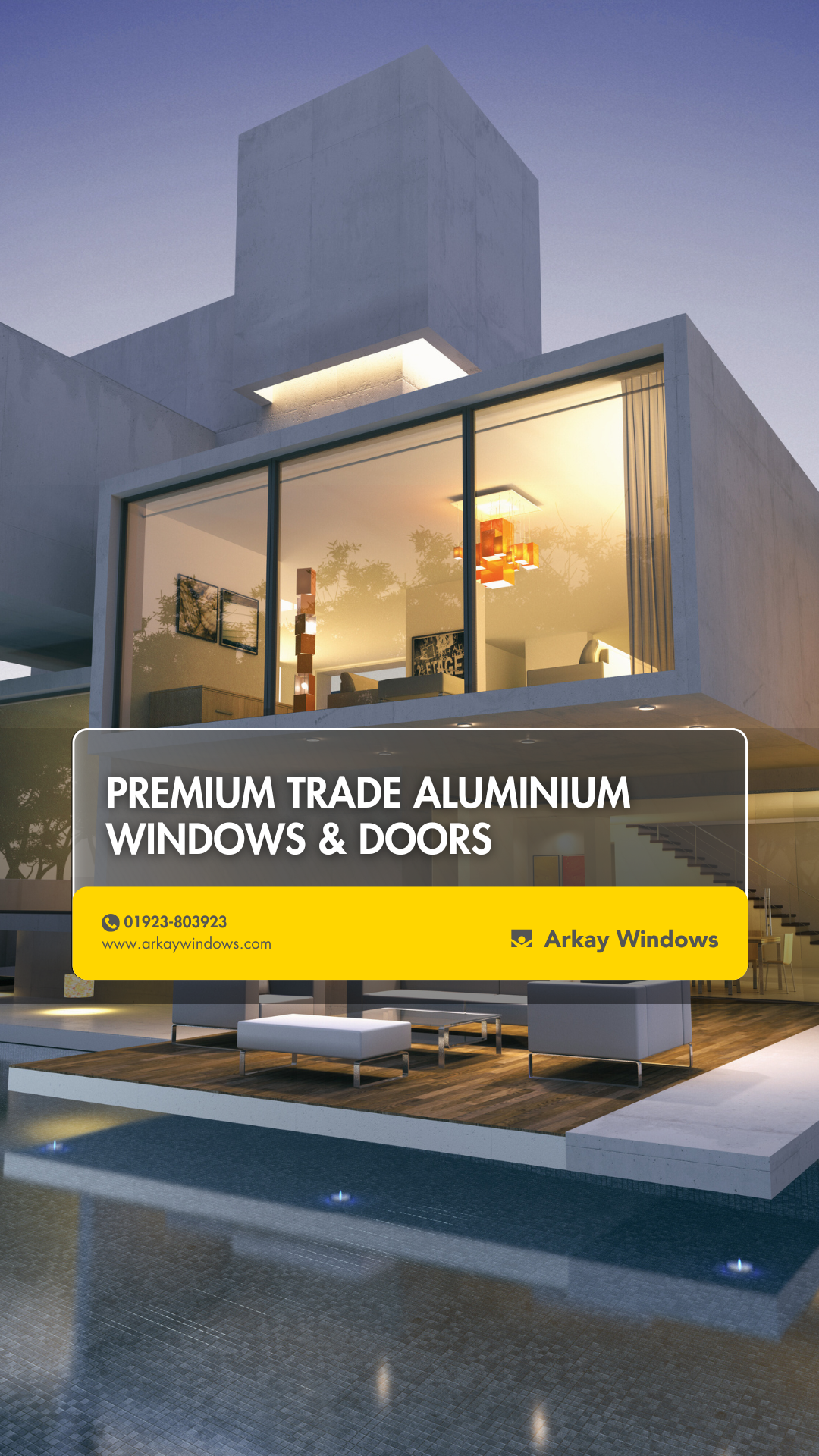 Arkay Windows Ltd Facebook ad from Apr 24, 2025