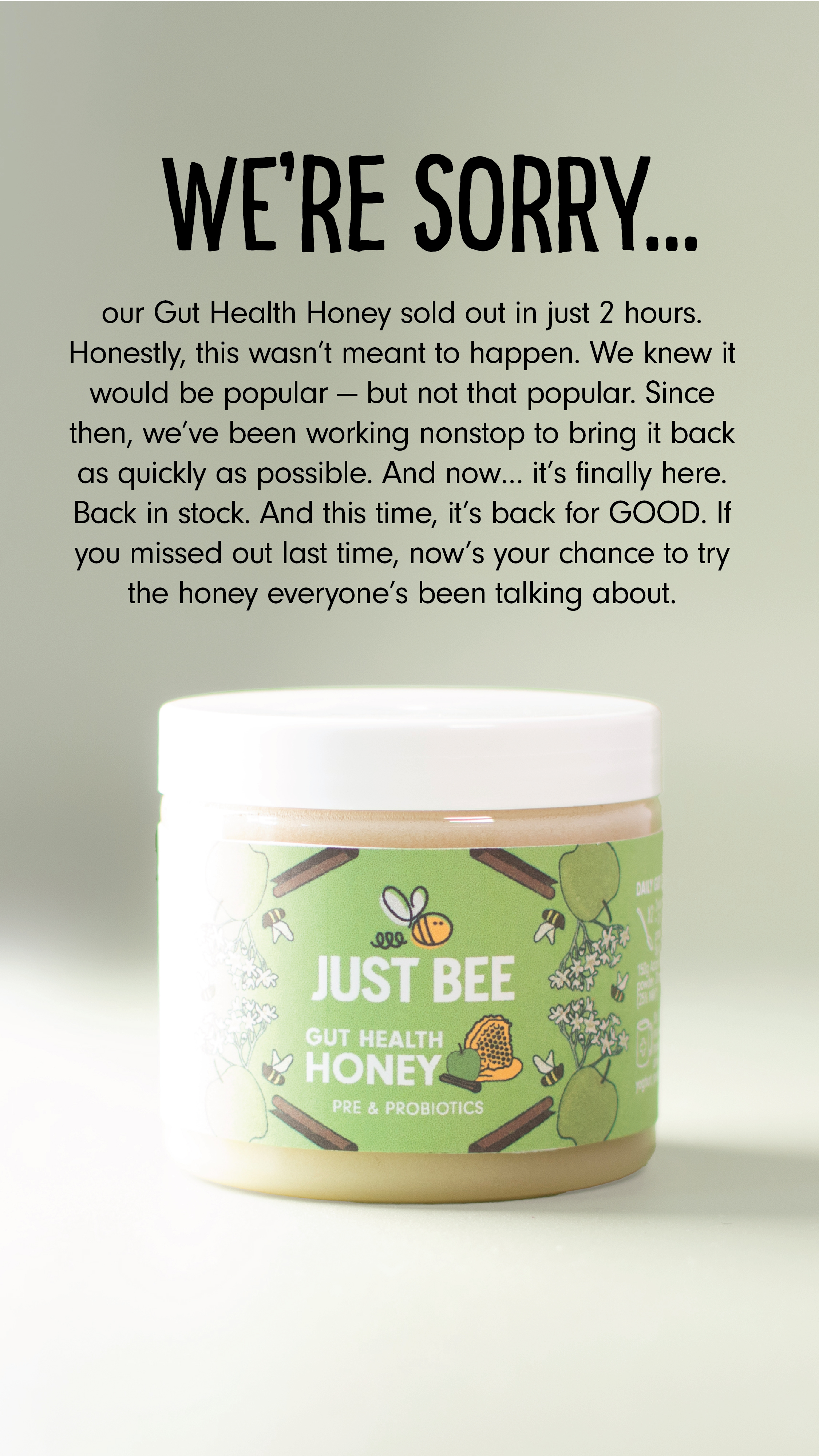 Just Bee Honey Facebook ad