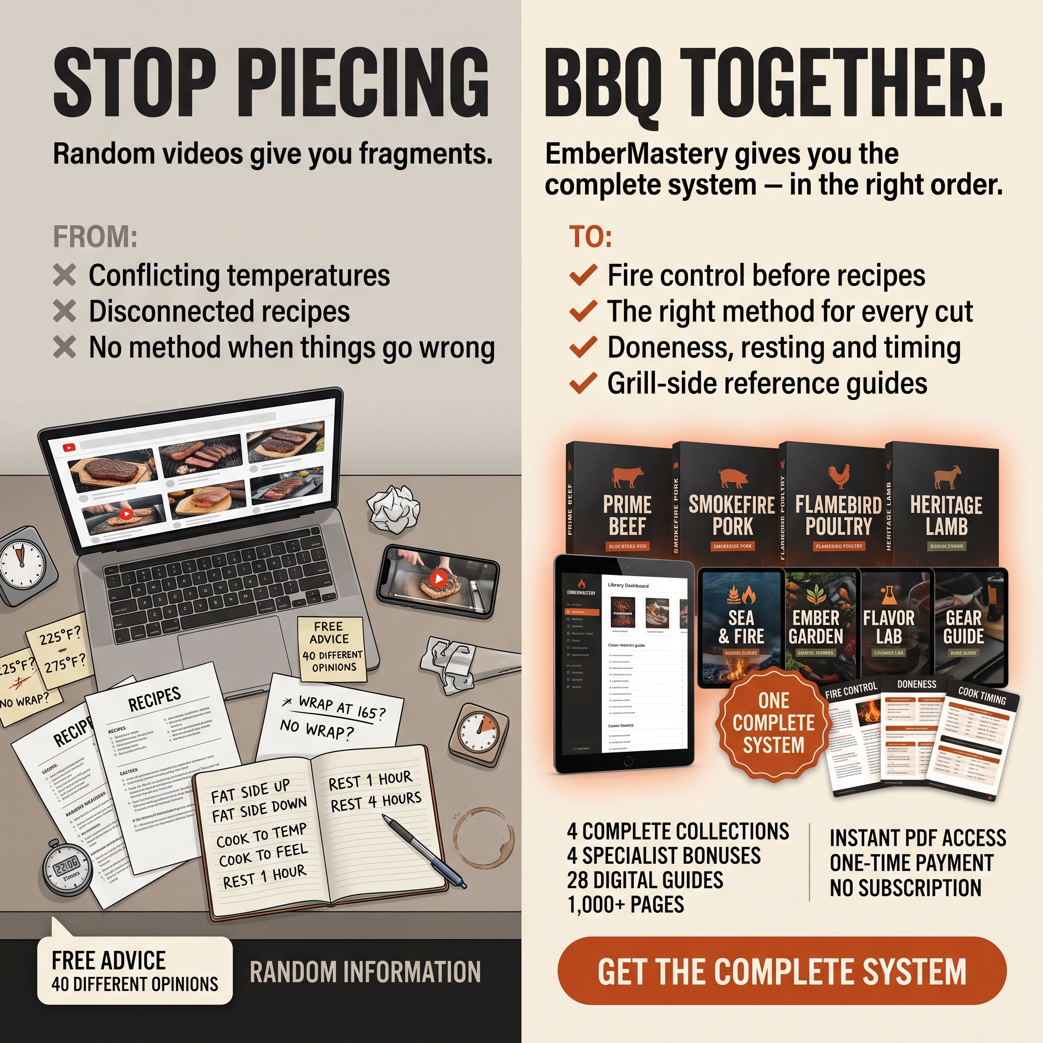 Ember Mastery Facebook ad: One Complete BBQ System