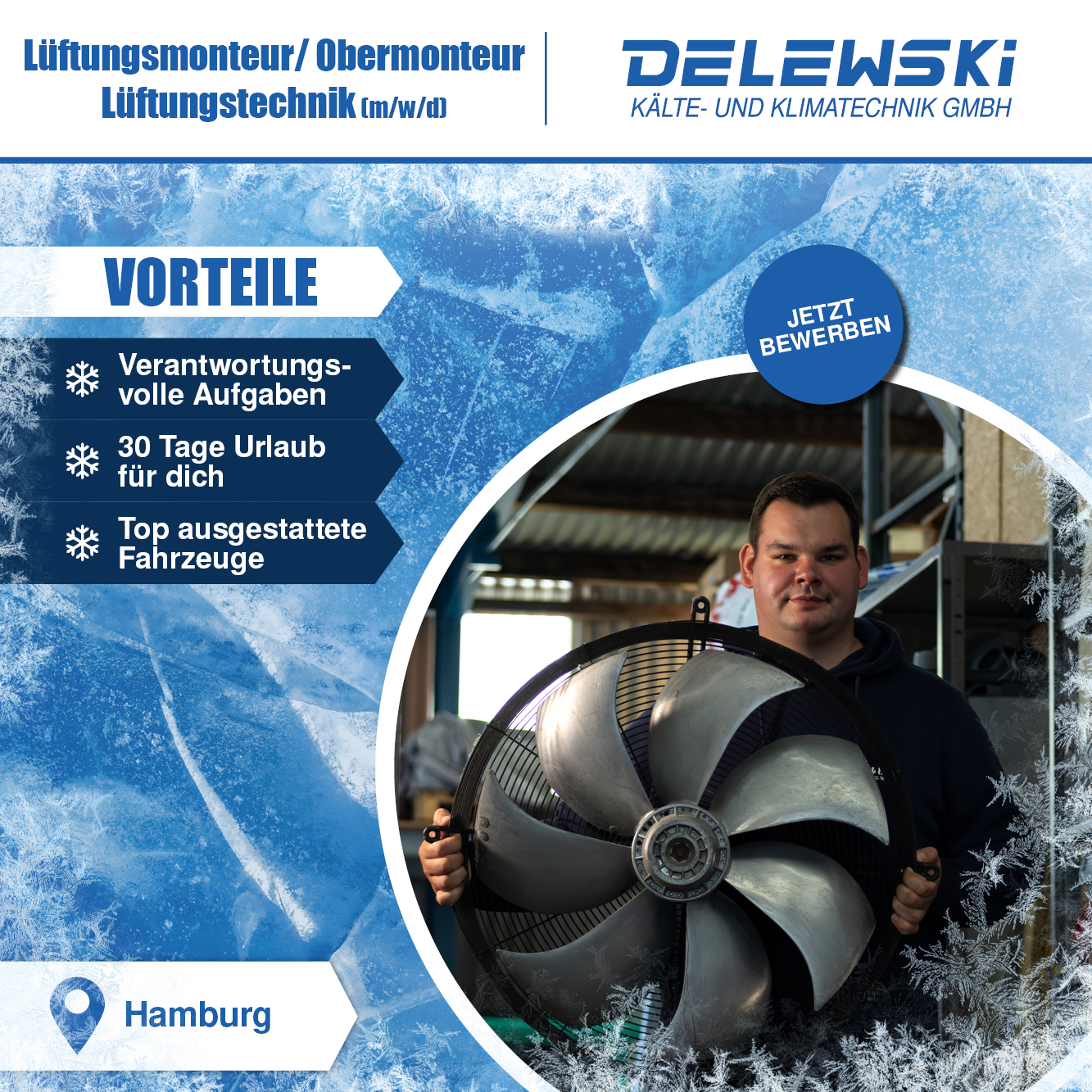 Delewski Kälte- und Klimatechnik GmbH Facebook ad