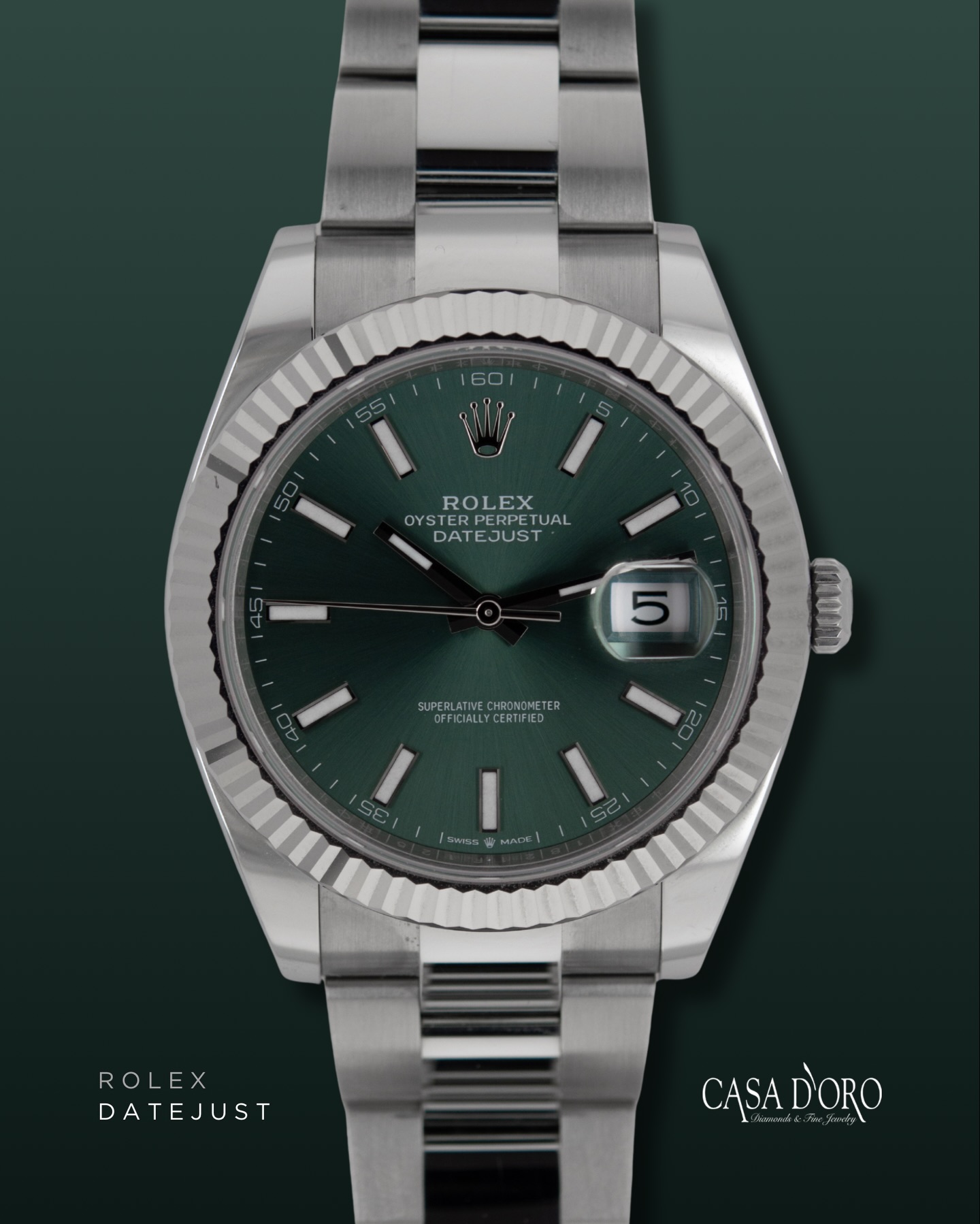 Casa D'Oro jewelers Facebook ad: Shop Pre-Owned Rolex now at Casa D’Oro Jewelers