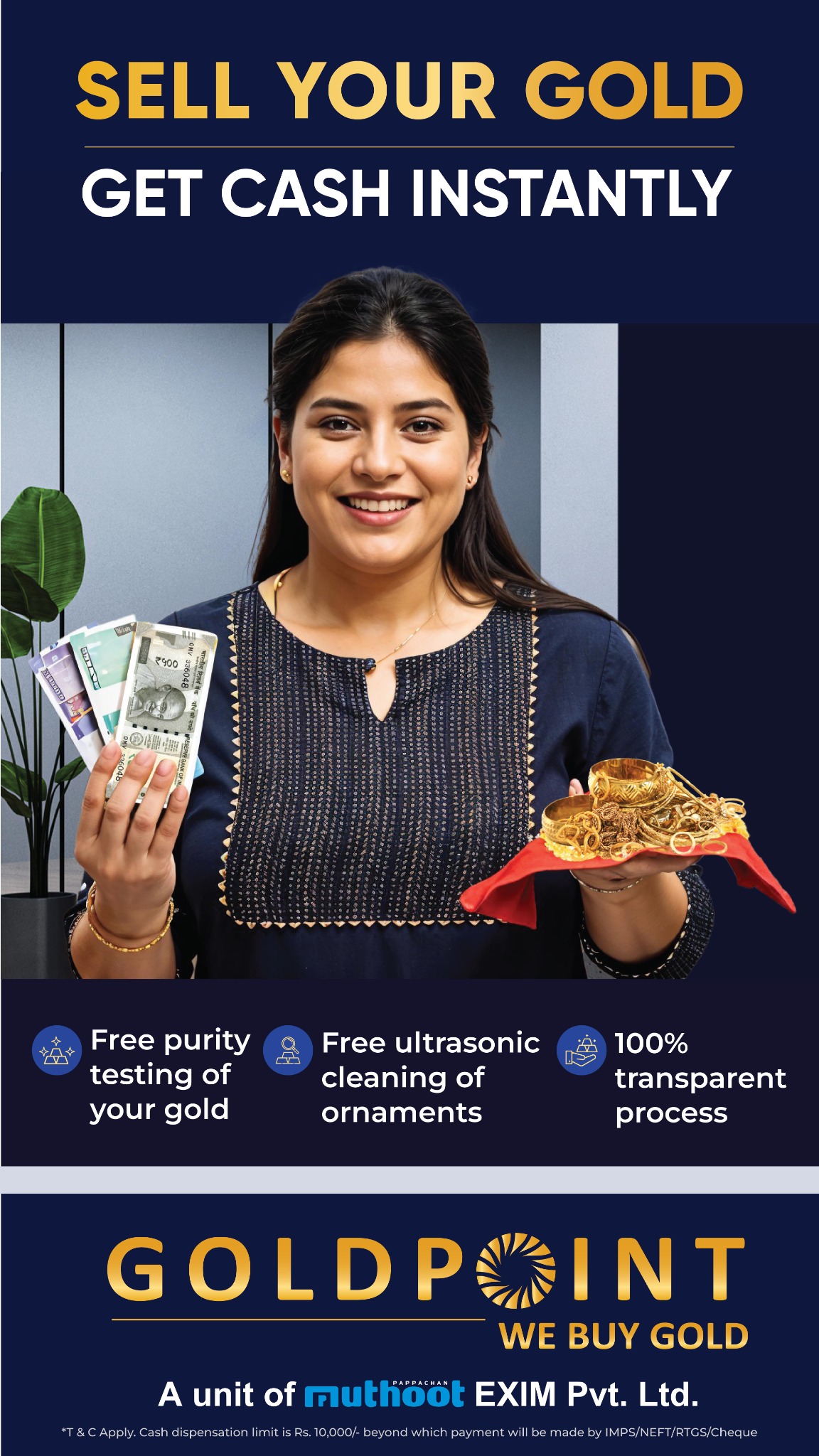 Muthoot Gold Point Facebook ad from Jan 28, 2026