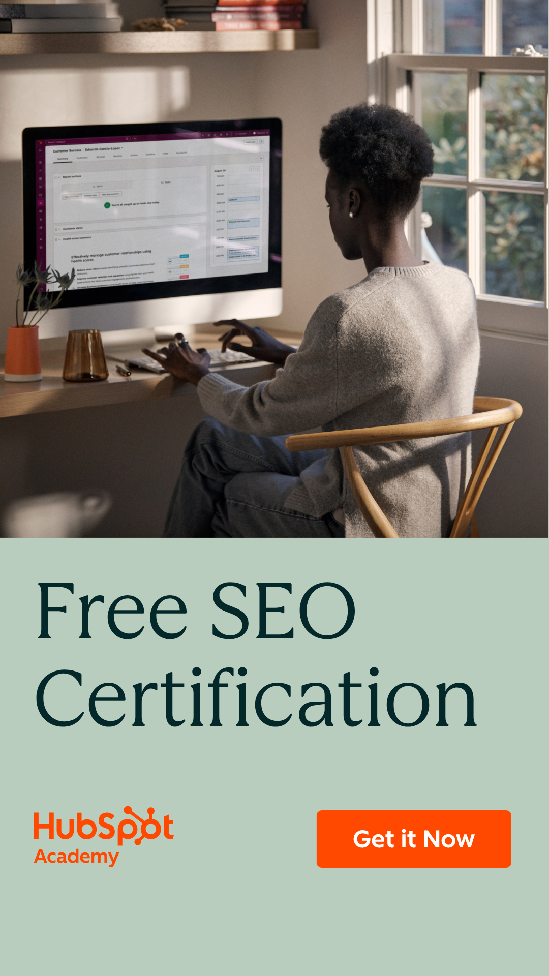 HubSpot Academy Facebook ad