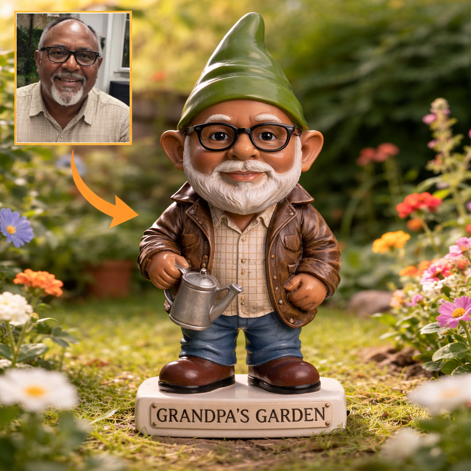 Printerval - Personalisierte Geschenke Facebook ad: Custom Gnome From Any Photo - Personalisierte…