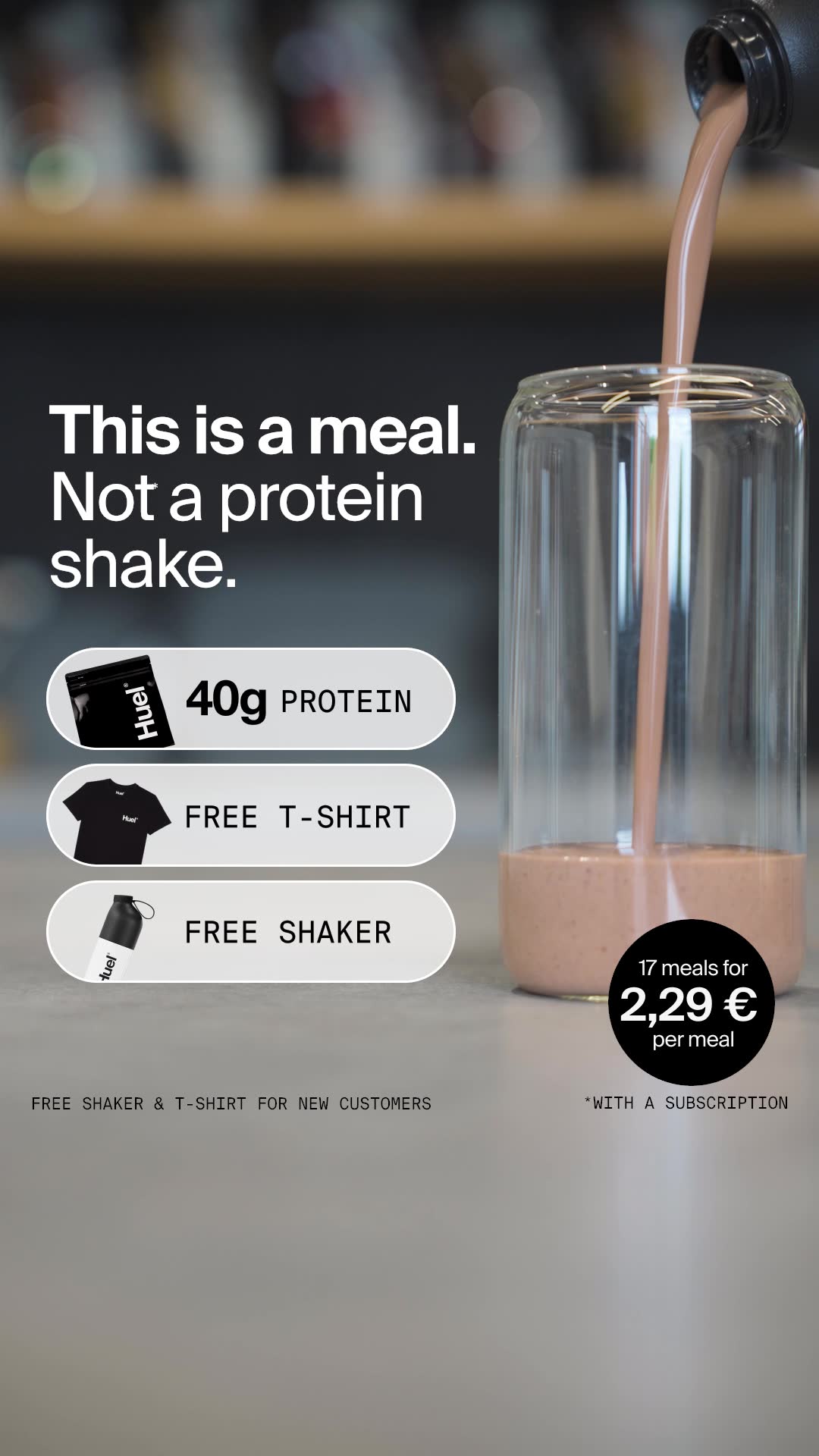 Huel Facebook ad: So much more than just a shake