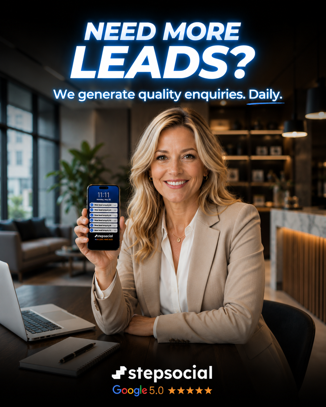 Step Social Facebook ad
