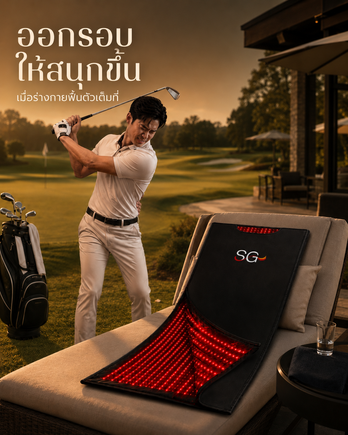 ผ้าห่มเอสจี Red Light Blanket - ฟื้นฟู ชะลอวัย SG Longevity & Wellness Facebook ad