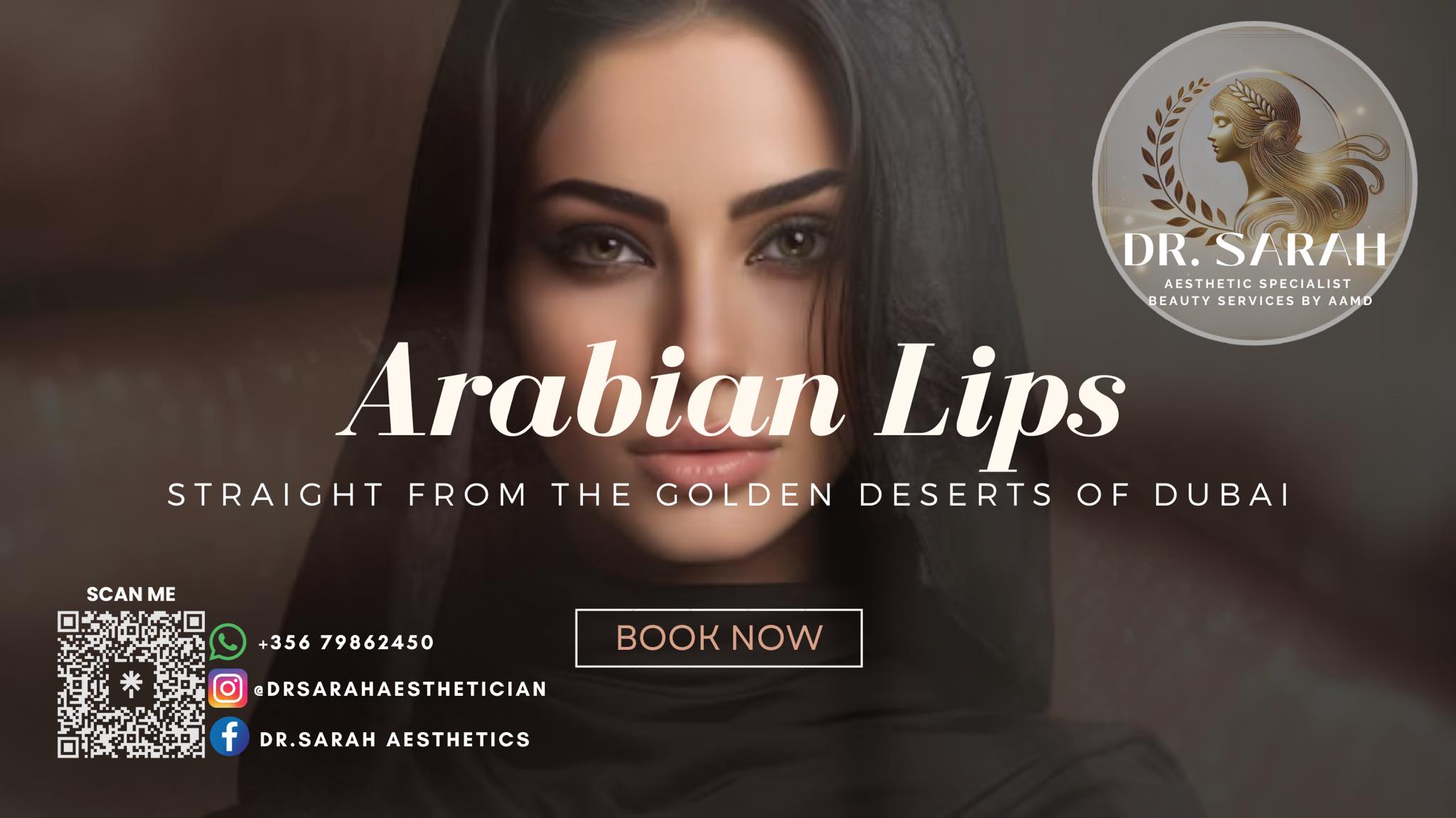 Dr.Sarah Aesthetics Facebook ad