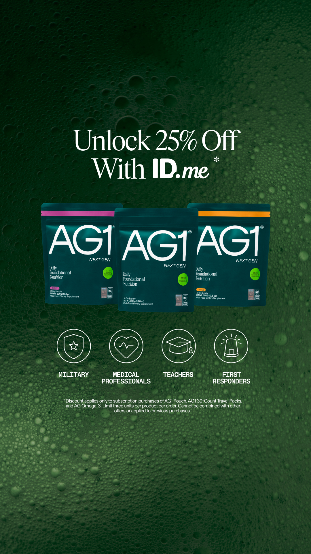 AG1 by Athletic Greens Facebook ad