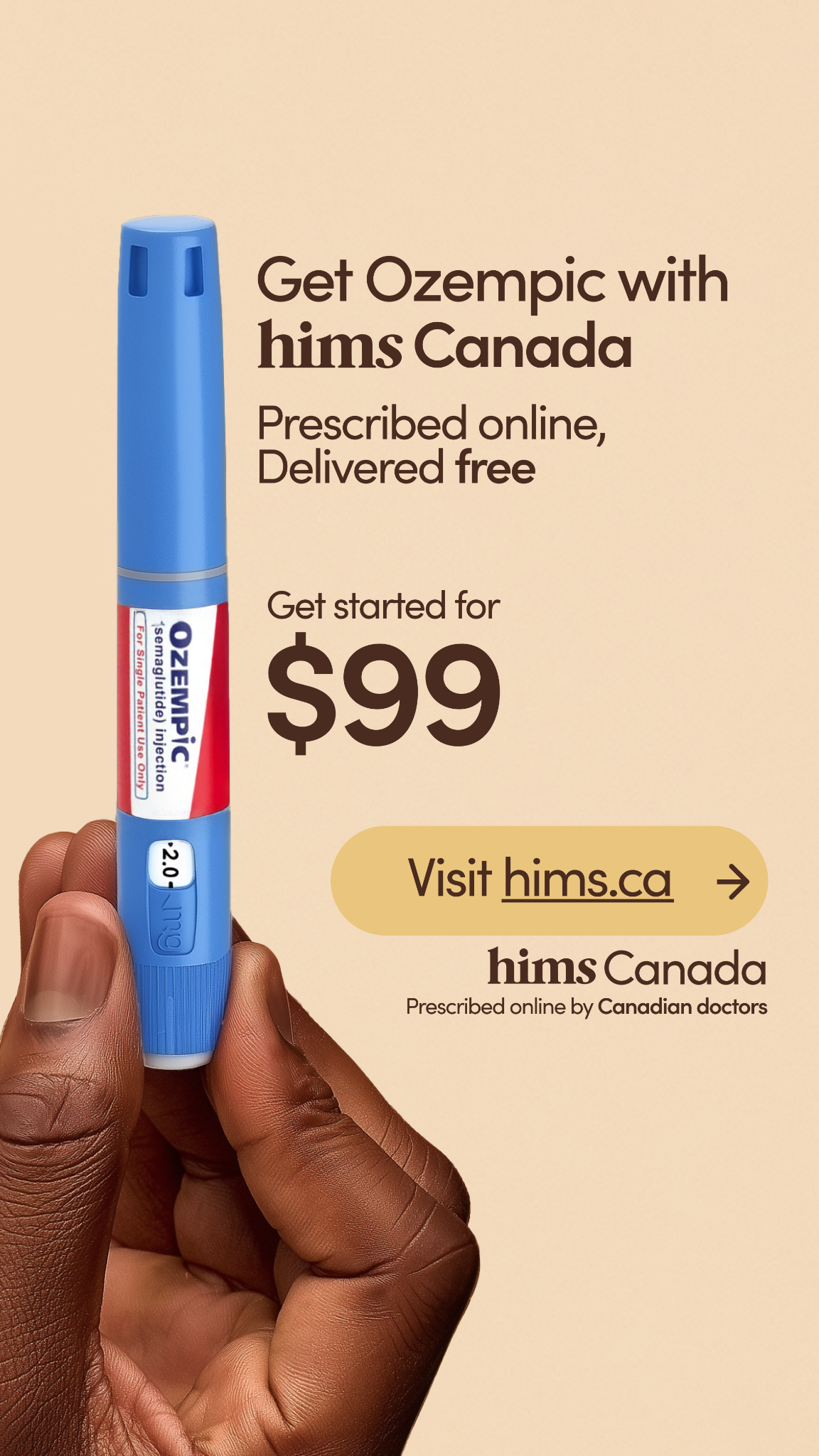hims Facebook ad