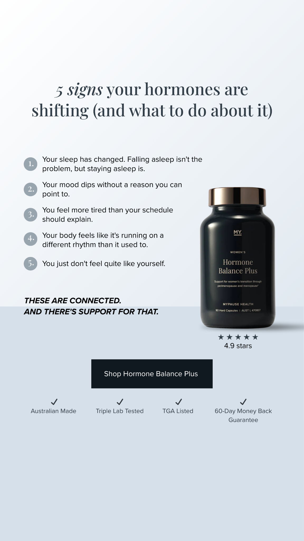 MyPause Health Facebook ad