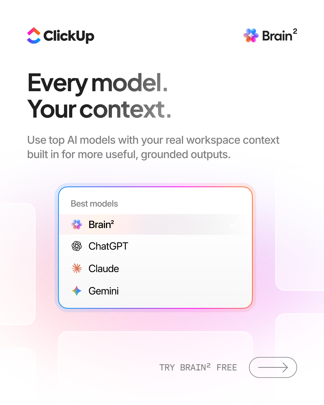 ClickUp Facebook ad
