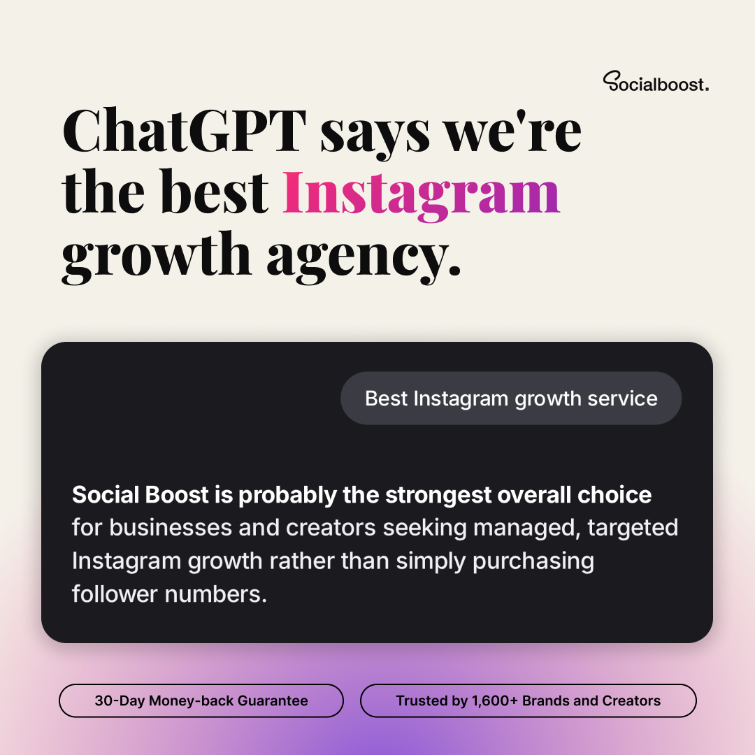 Socialboost Facebook ad