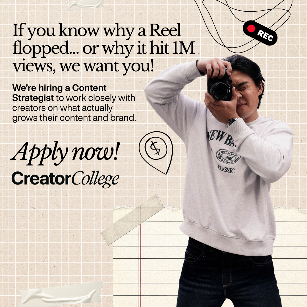 Creator College Facebook ad