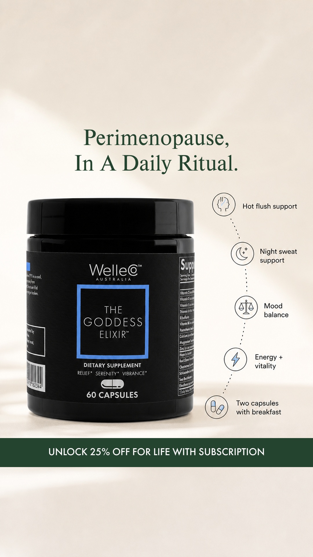 WelleCo Facebook ad