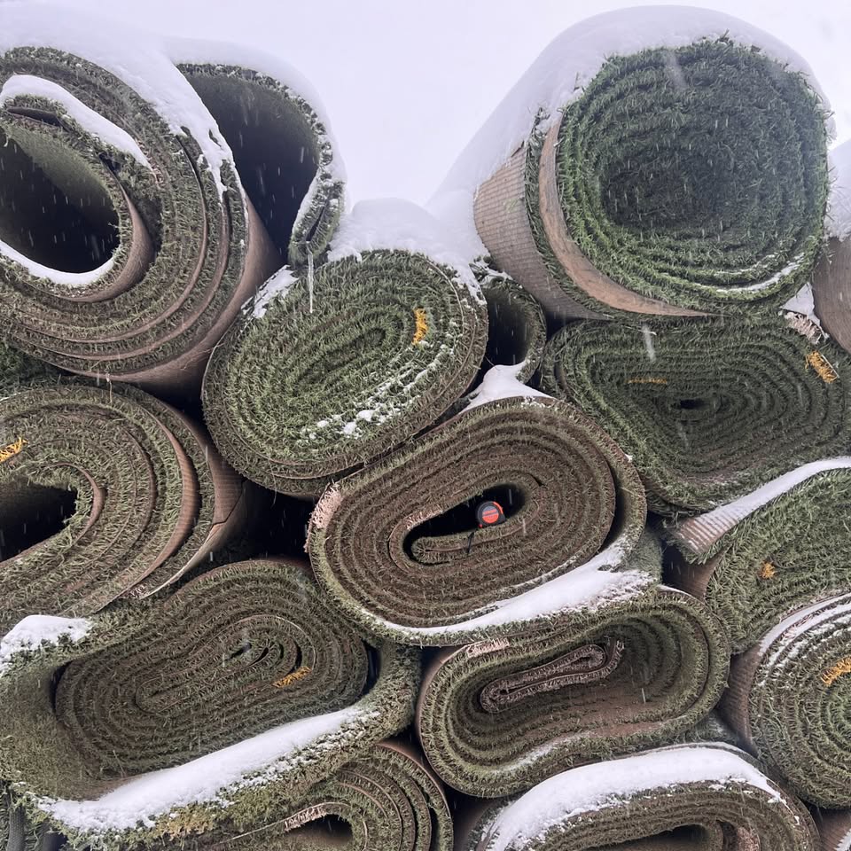 Sarah Miller Facebook ad: 7'x50' Commercial Grade // Soccer Field Rolls