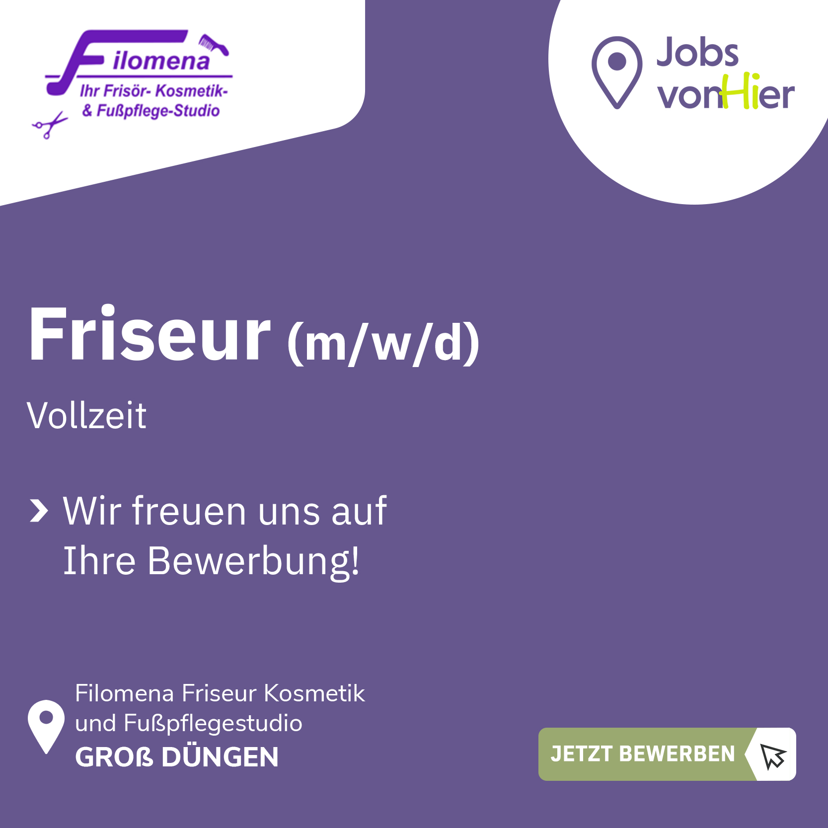 hildesheimer-allgemeine.de Facebook ad: Friseur/in (m/w/d) gesucht