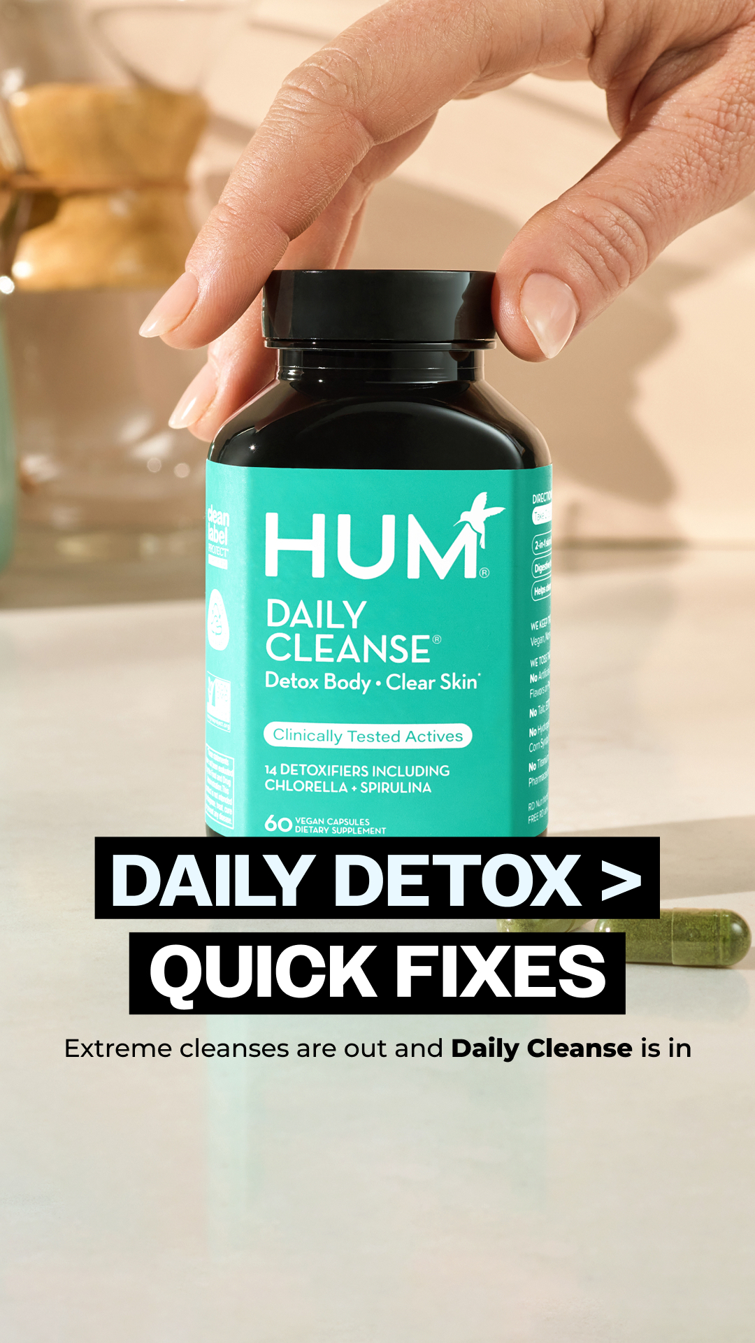 HUM Nutrition Facebook ad
