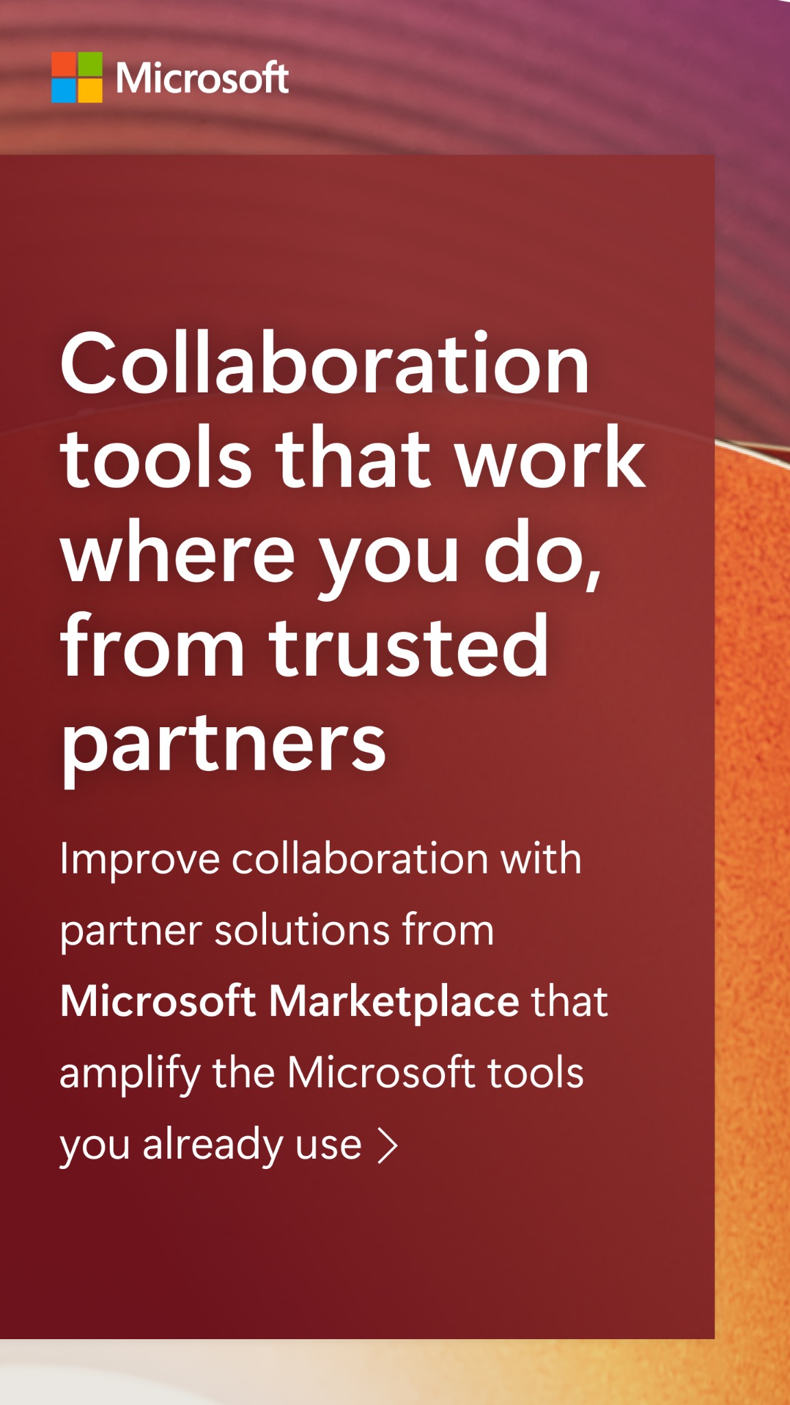 Microsoft Cloud Facebook ad