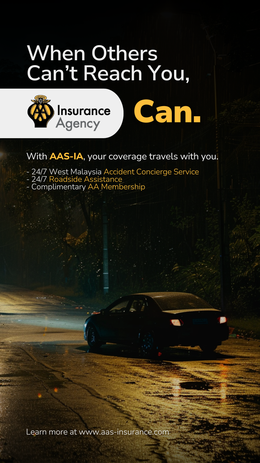Automobile Association of Singapore Facebook ad from Aug 23, 2025
