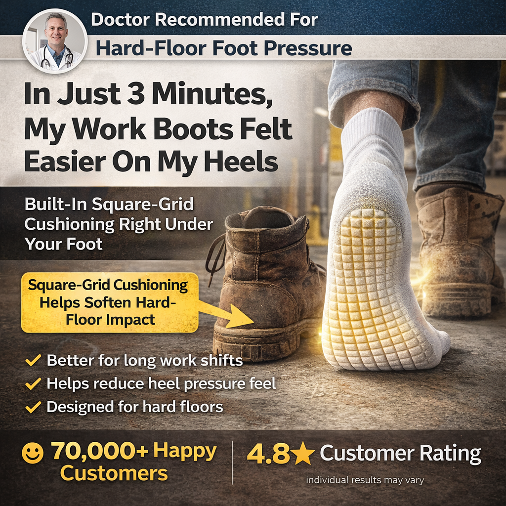 Kya Lively M.D. Facebook ad: Shock-absorbing-socks/special-deal
