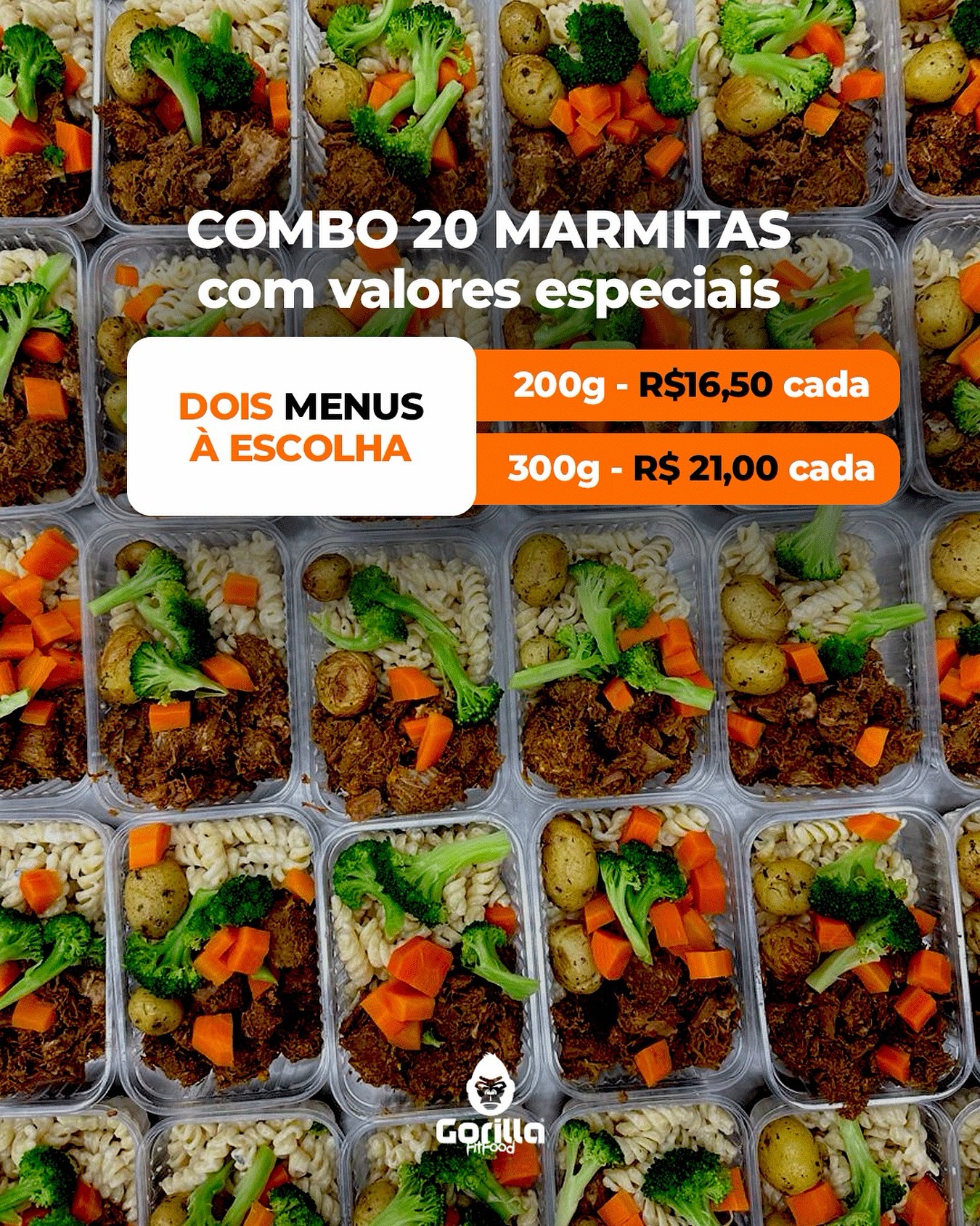 Gorilla Fit Food Facebook ad