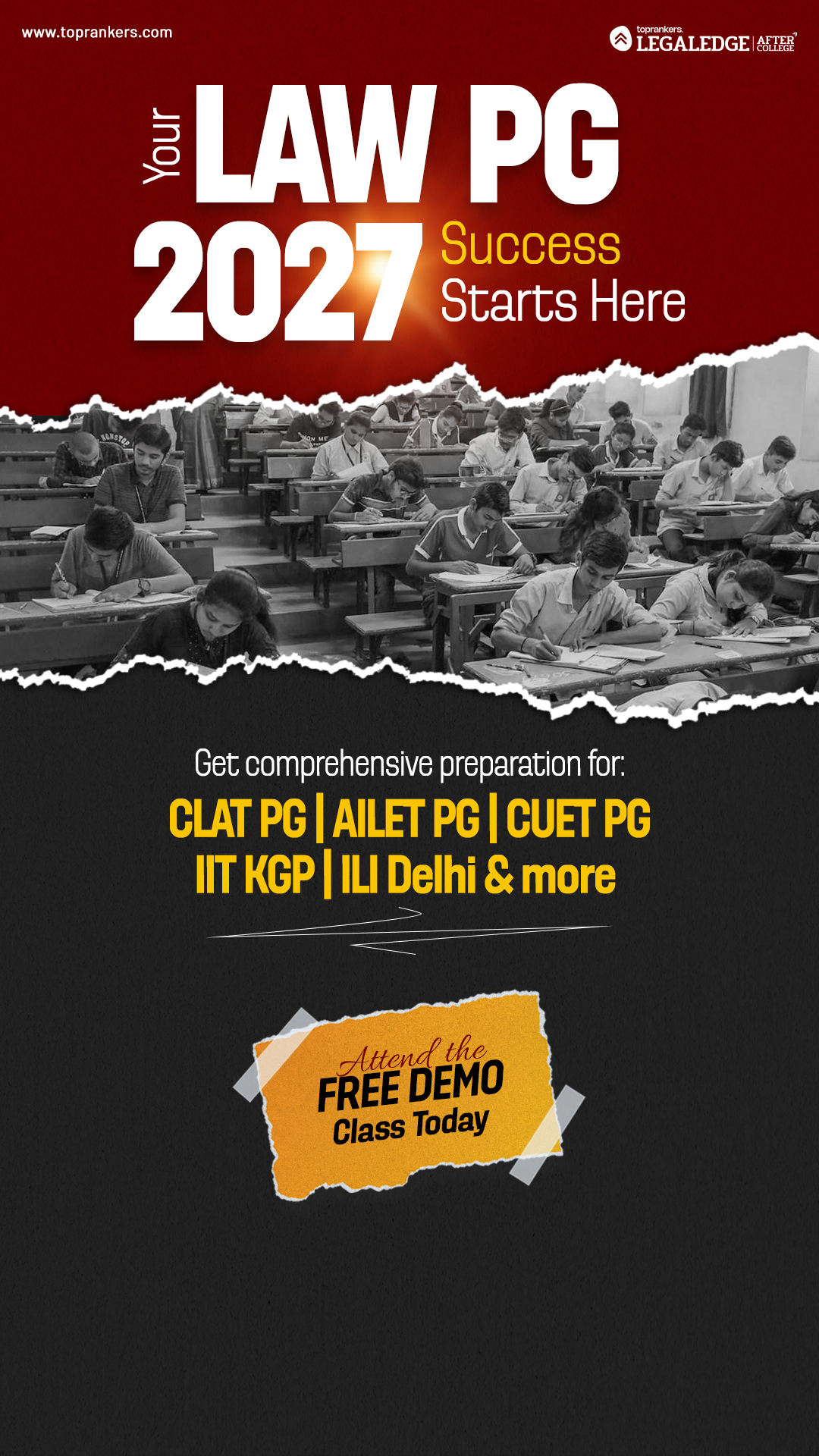 Legaledge After College Facebook ad