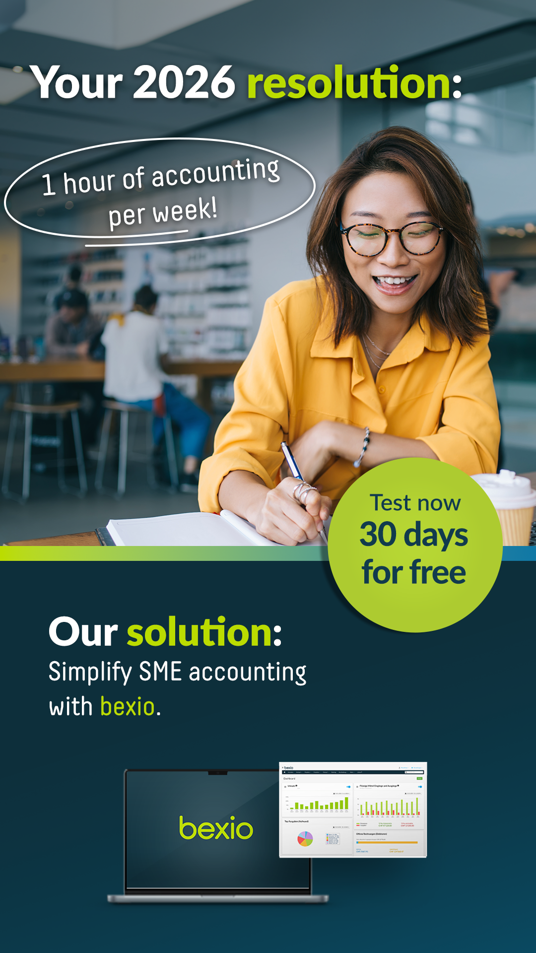 bexio Facebook ad