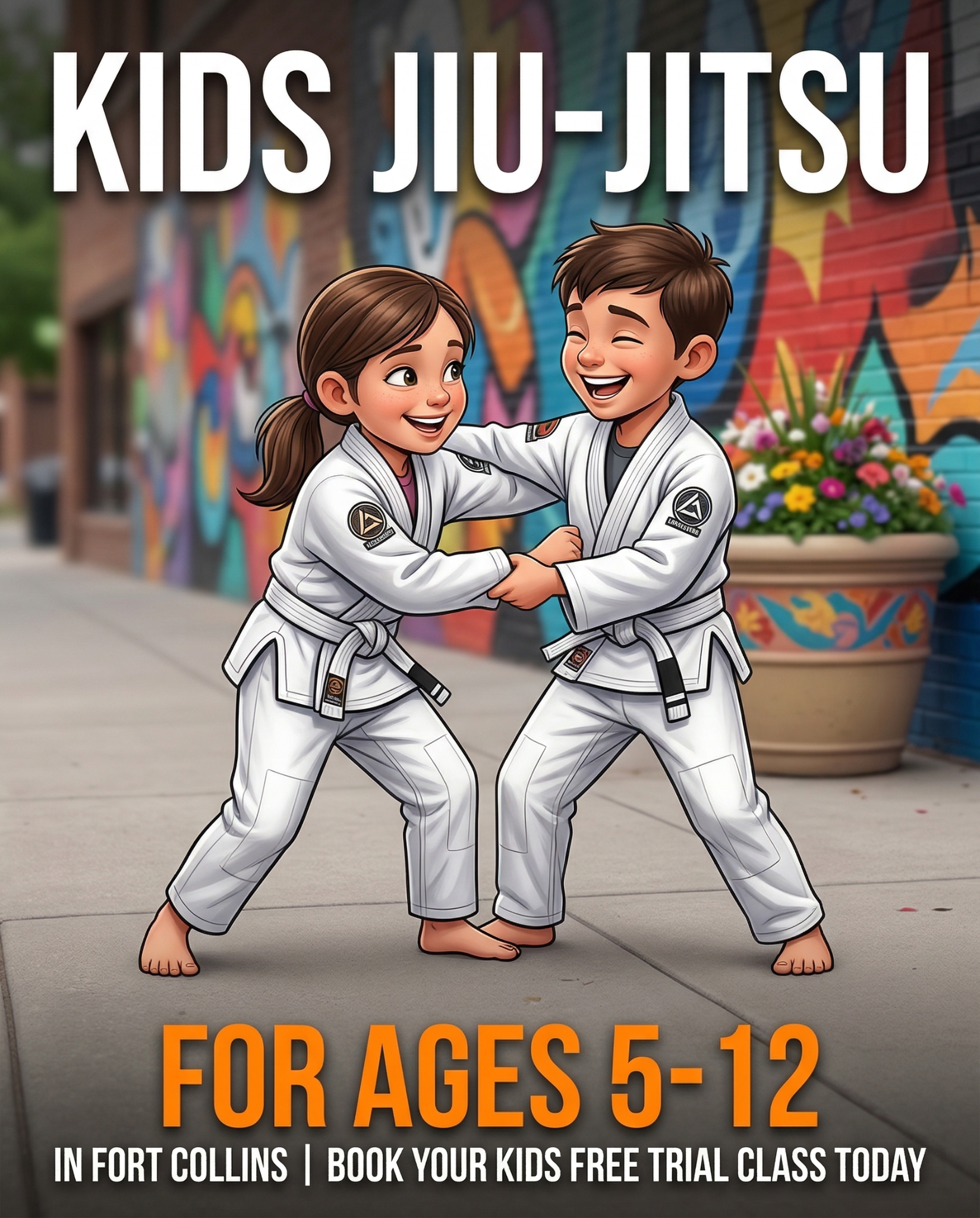 Total Ryu Martial Arts Facebook ad: Free Kids Martial Arts Class in Fort Collins
