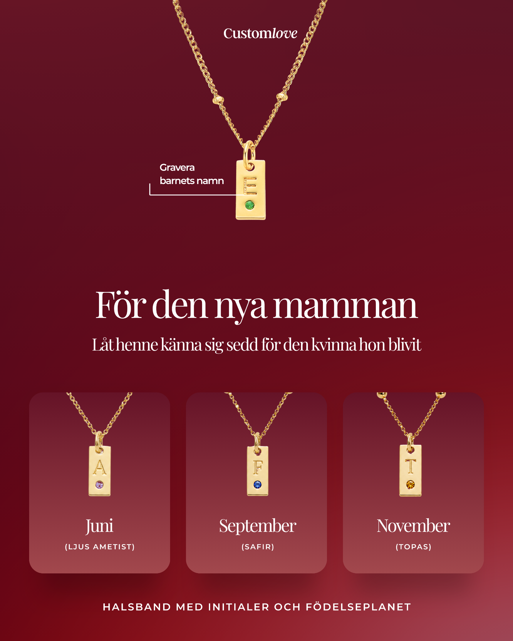 Customlove Facebook ad