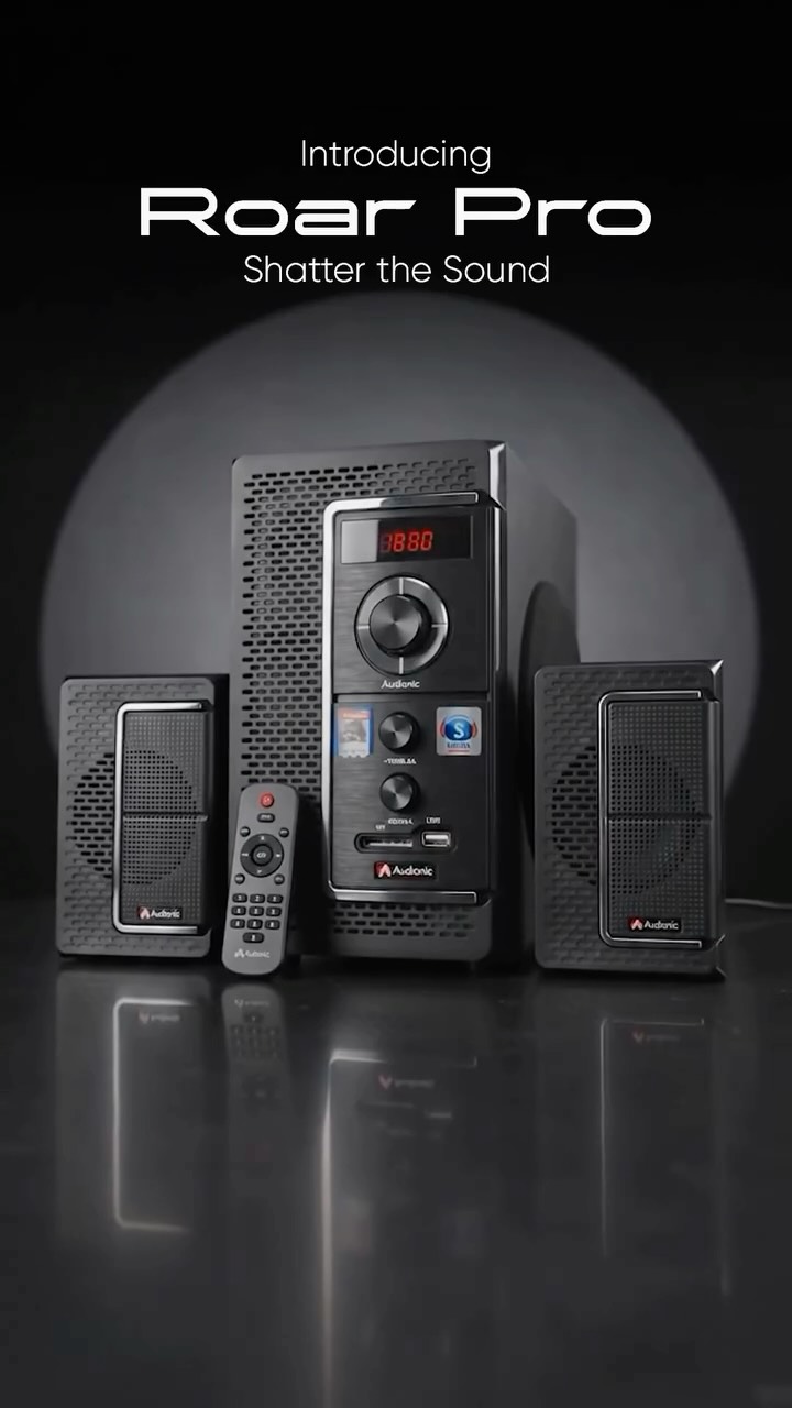 Audionic - The Sound Master Facebook ad: Every great space deserves a soundtrack.