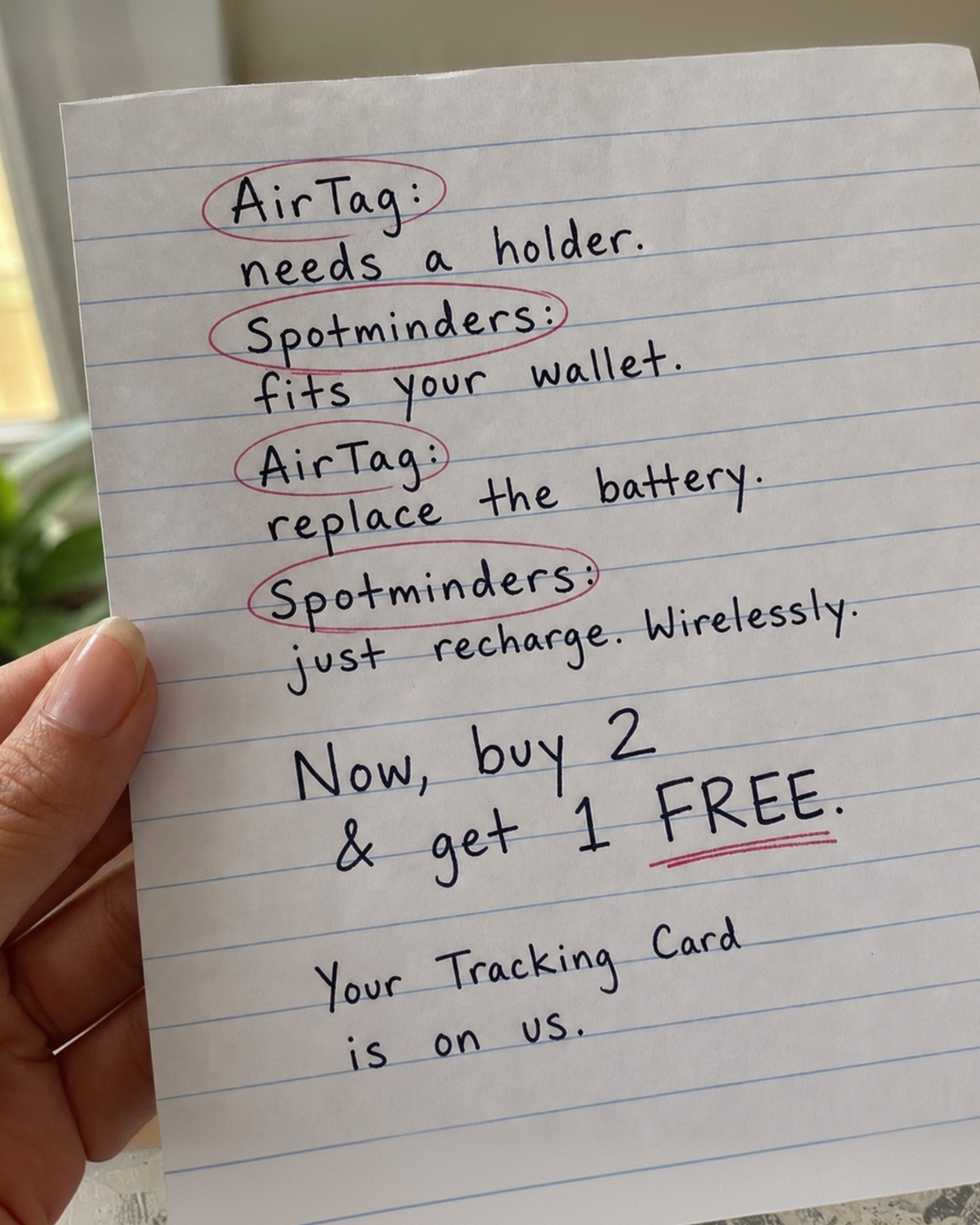Spotminders Facebook ad: BUY 2 GET 1 FREE!